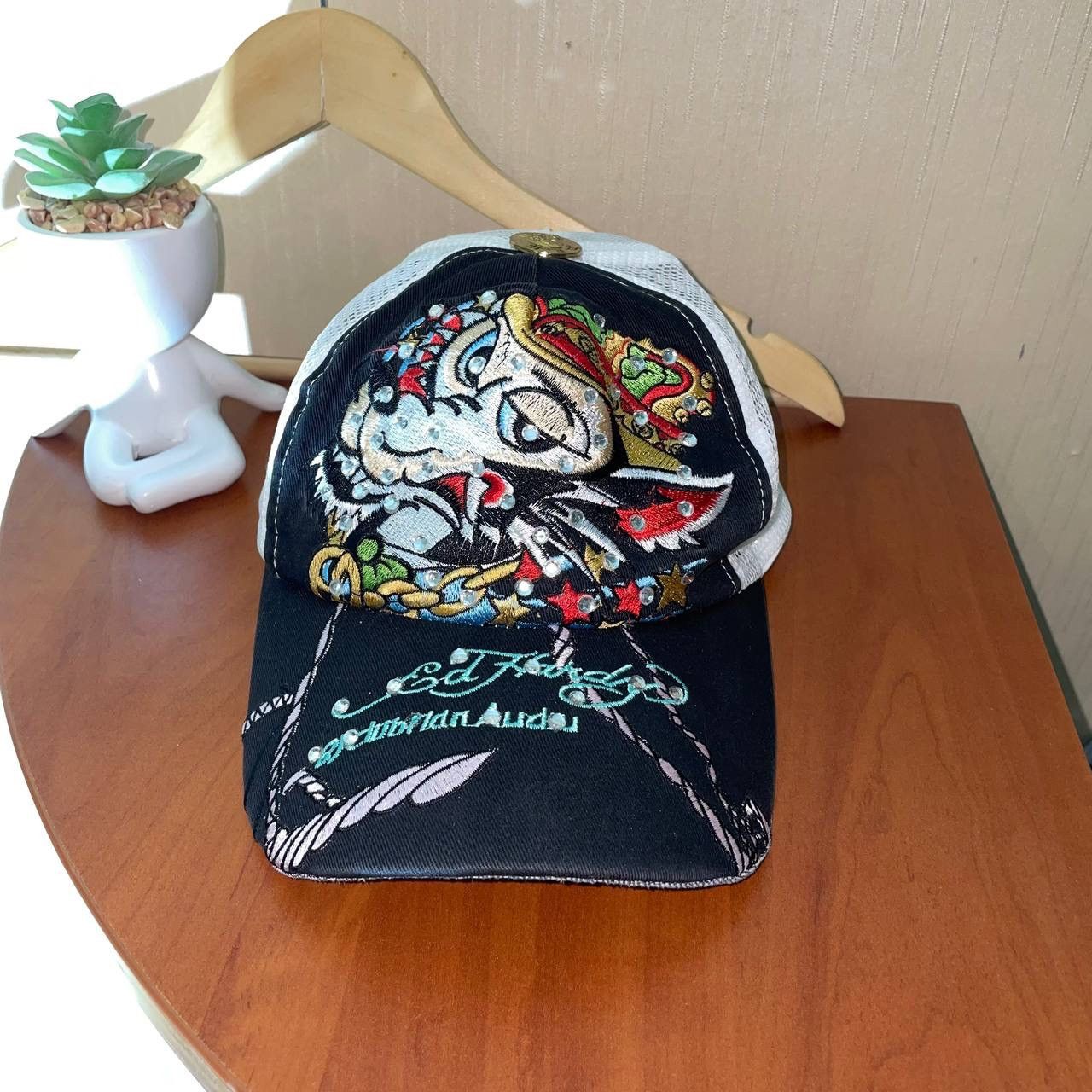Christian Audigier × Ed Hardy × Vintage Ed Hardy by Christian Audigier Vintage y2k Cap Size ONE SIZE - 1 Thumbnail