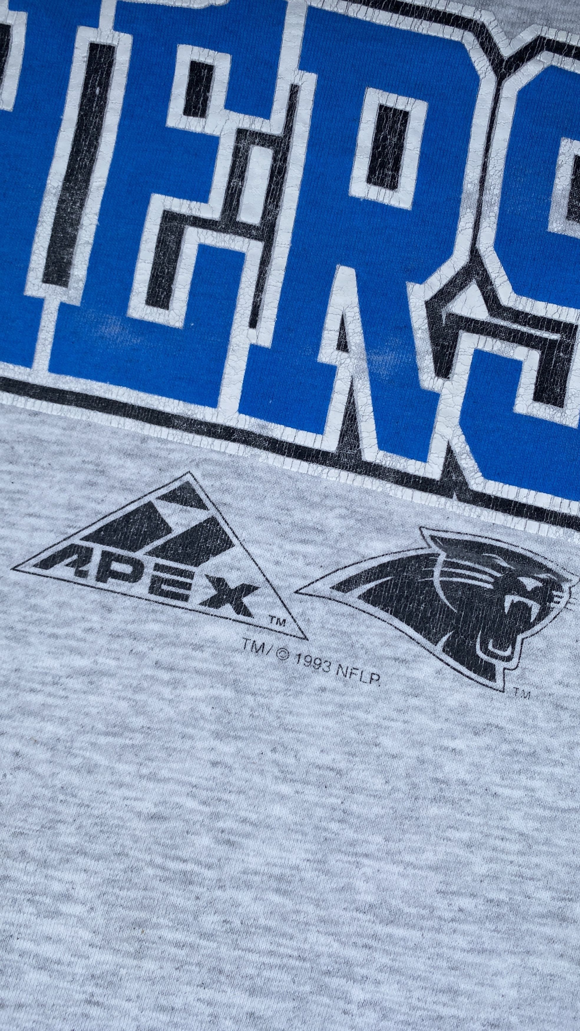 NFL Vintage 1993 Carolina Panthers Apex One NFL Tee Size US XL / EU 56 / 4 - 5 Thumbnail