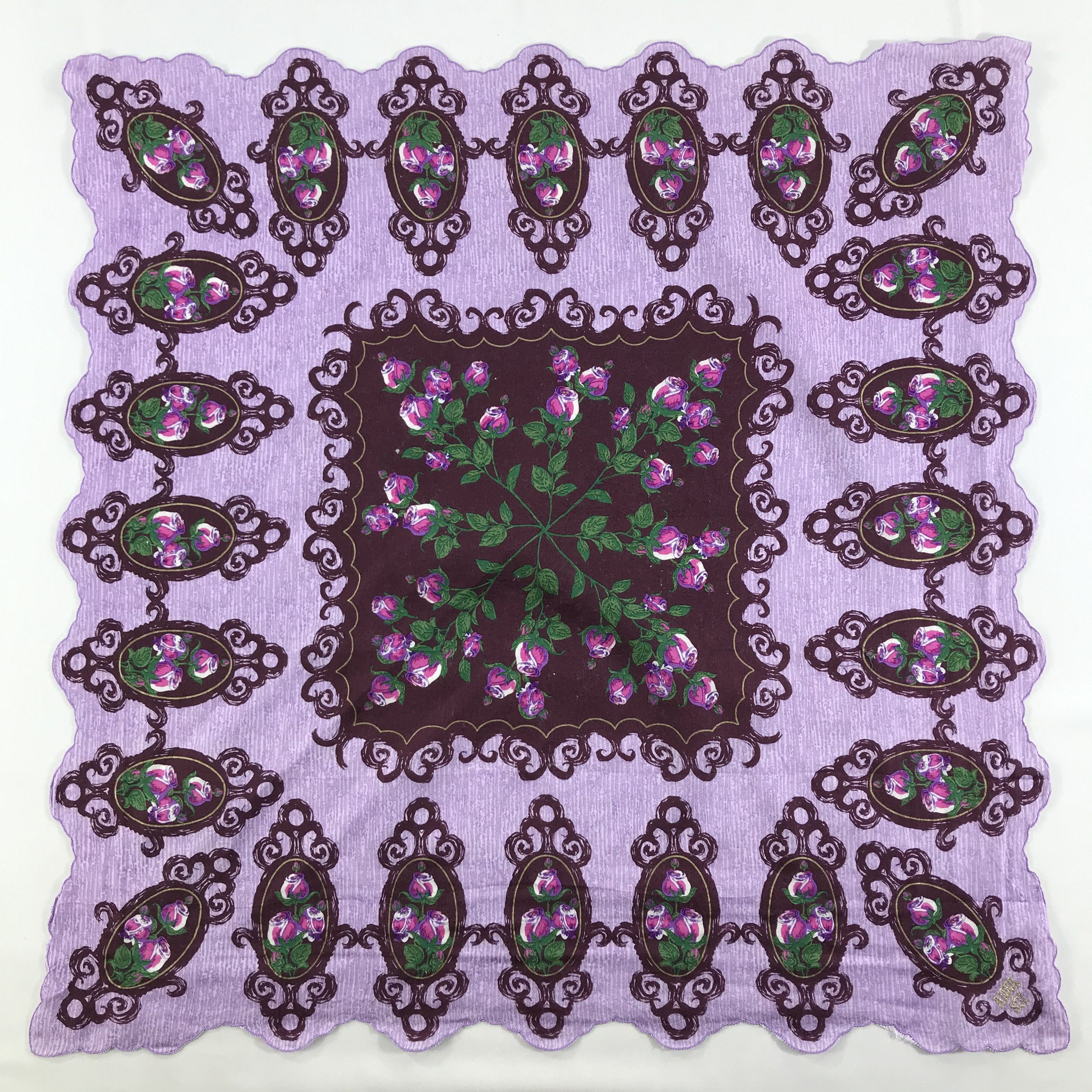 Anna Sui × Vintage Anna Sui Bandana / Handkerchief / Neckerchief - S1293 Size ONE SIZE - 1 Thumbnail