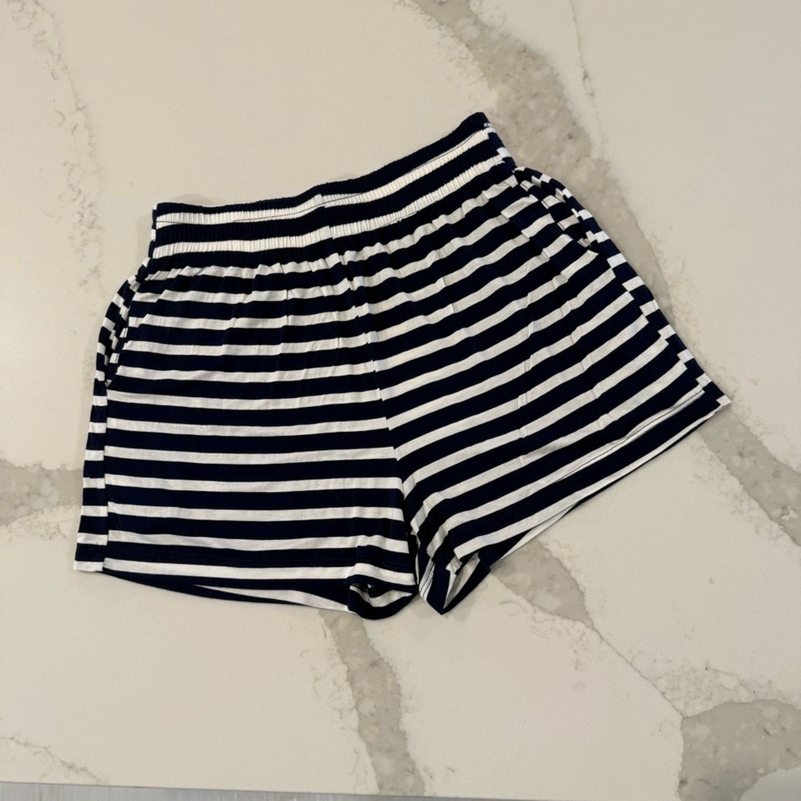 Reformation Reformation Striped Pull On Pajama Lounge Shorts Womens XS Size 26" / US 2 / IT 38 - 1 Thumbnail