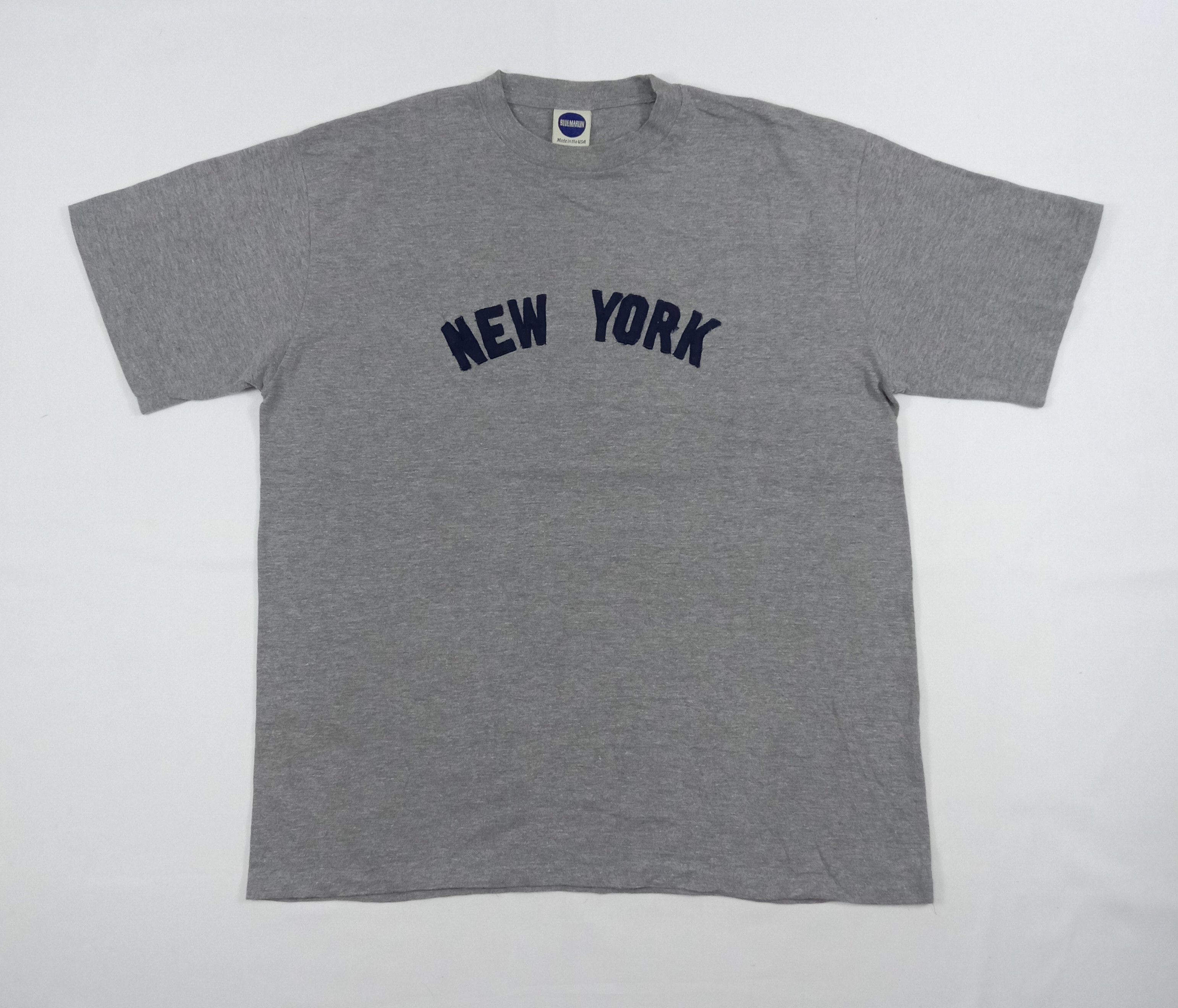 Vintage Vintage Blue Marlin New York T Shirt Size US L / EU 52-54 / 3 - 1 Thumbnail