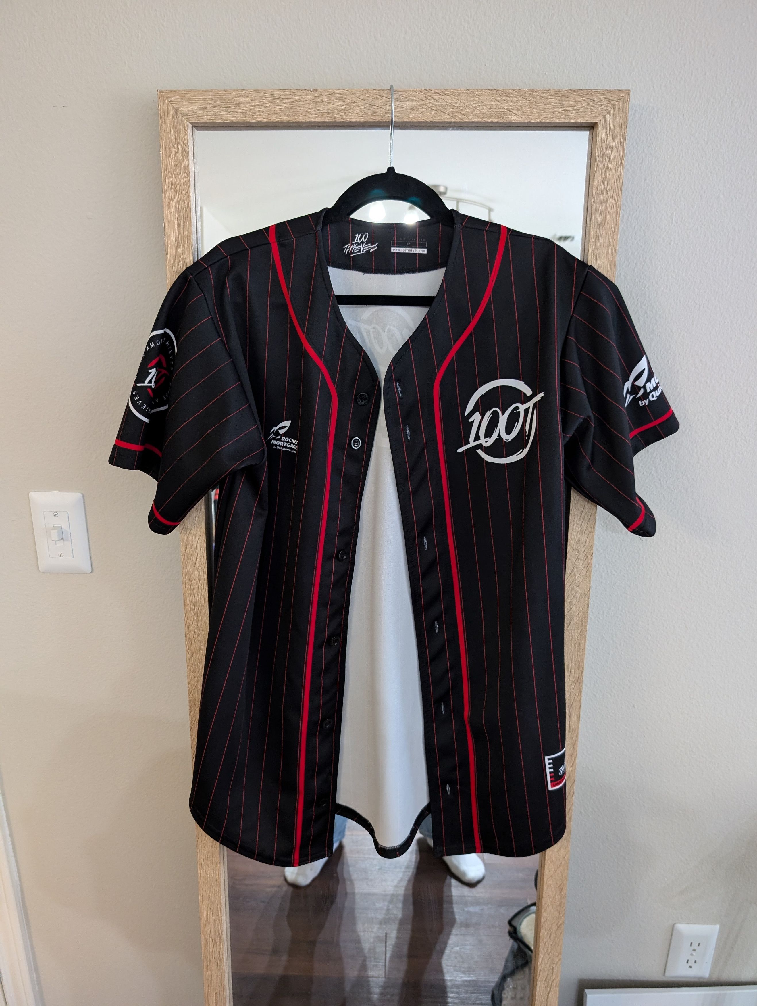 100 Thieves 100 Thieves 2018 Limited Edition Baseball Jersey Size US M / EU 48-50 / 2 - 4 Thumbnail