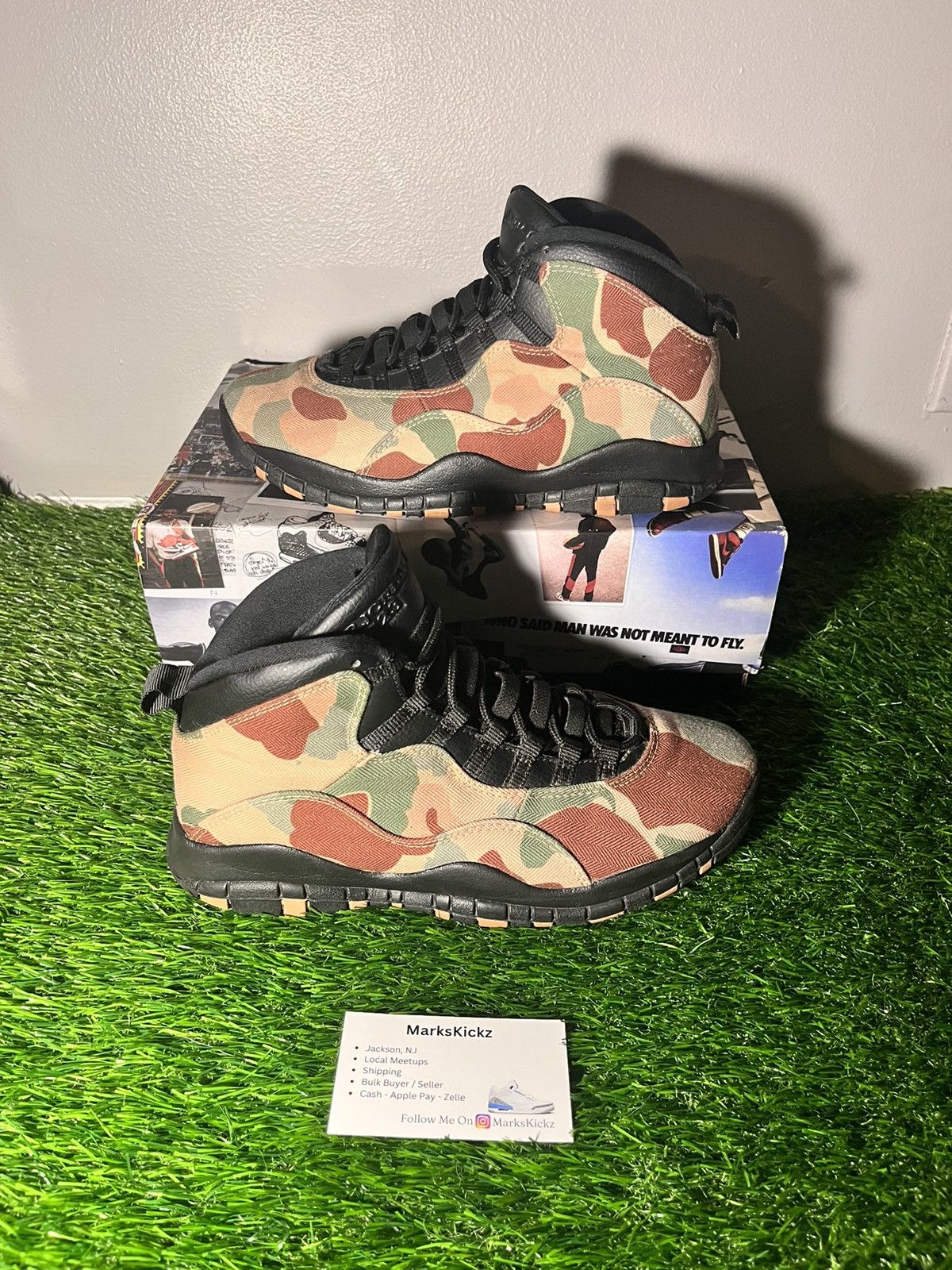 Jordan 10s camo deals