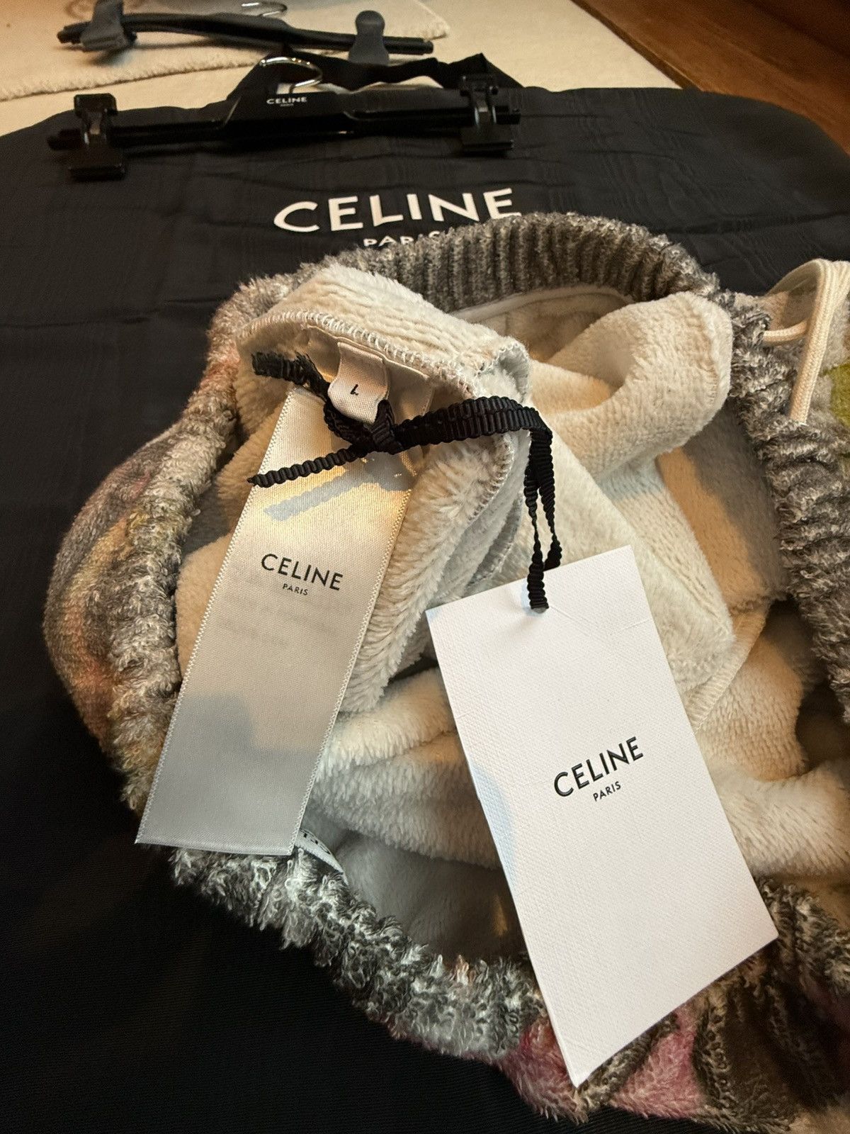 Celine $2.15k SS24 Celine tie dye tracksuit hoodie shorts Hedi Size US L / EU 52-54 / 3 - 17 Thumbnail