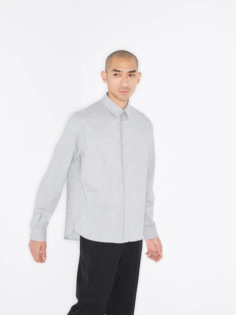 RAEY Raey grey cotton textured shirt Size US M / EU 48-50 / 2 - 1 Thumbnail
