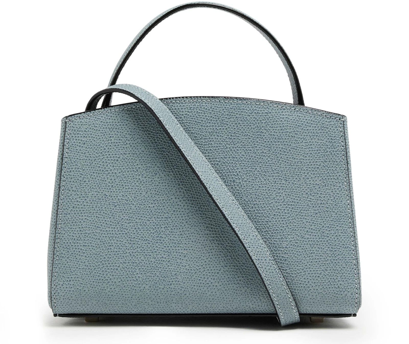 Valextra VALEXTRA Brera Micro Niagara Blue Leather Xbody Bag Size ONE SIZE - 3 Thumbnail