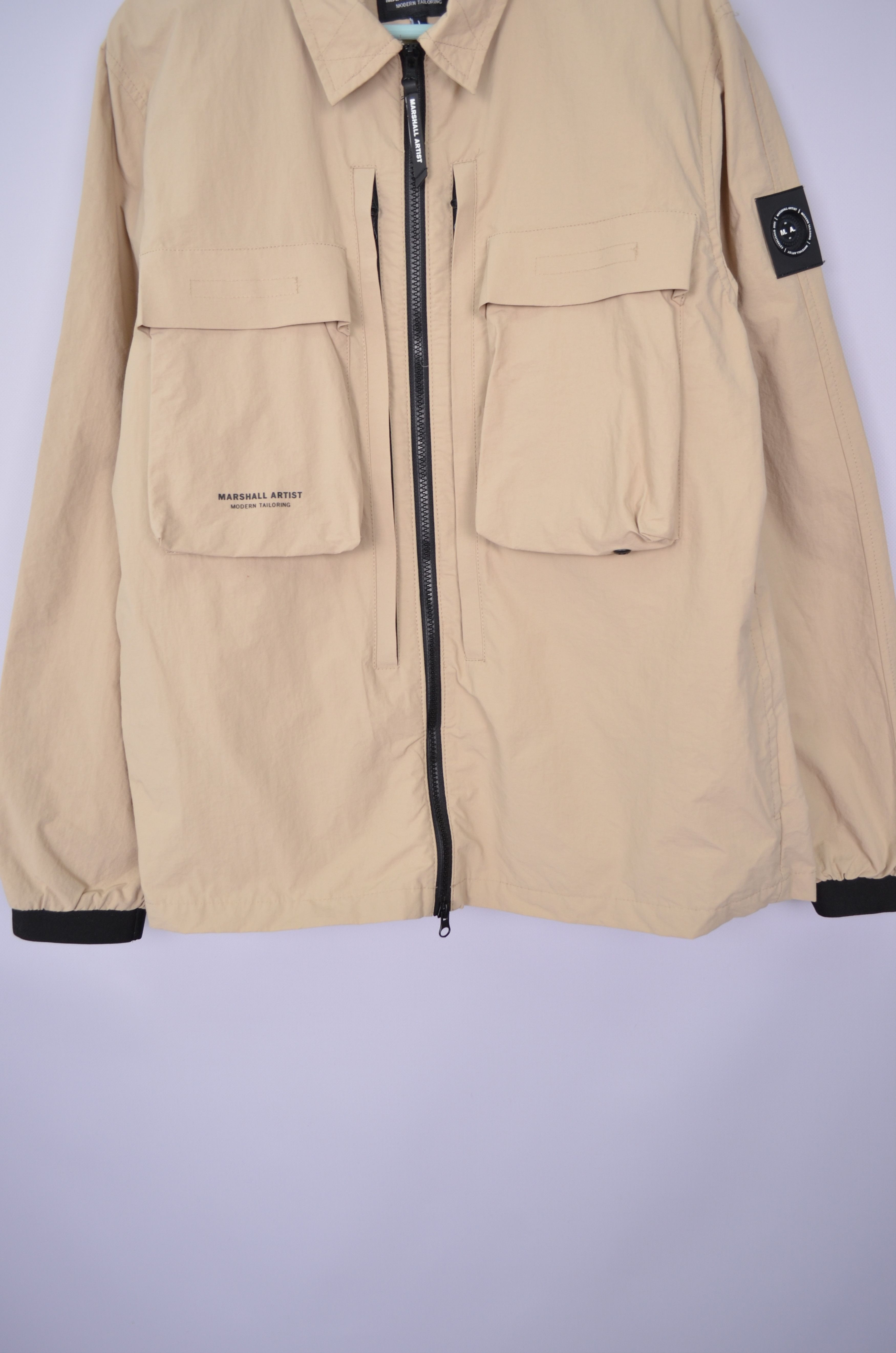 Marshall Artist Mens Marshall Artist Beige Full Zip Jacket Size L Size US L / EU 52-54 / 3 - 6 Thumbnail