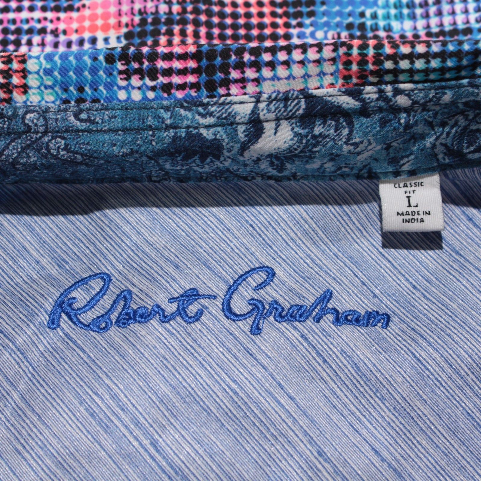 Robert Graham Robert Graham New with tags Shirt Size L US In Blue Size US L / EU 52-54 / 3 - 3 Thumbnail