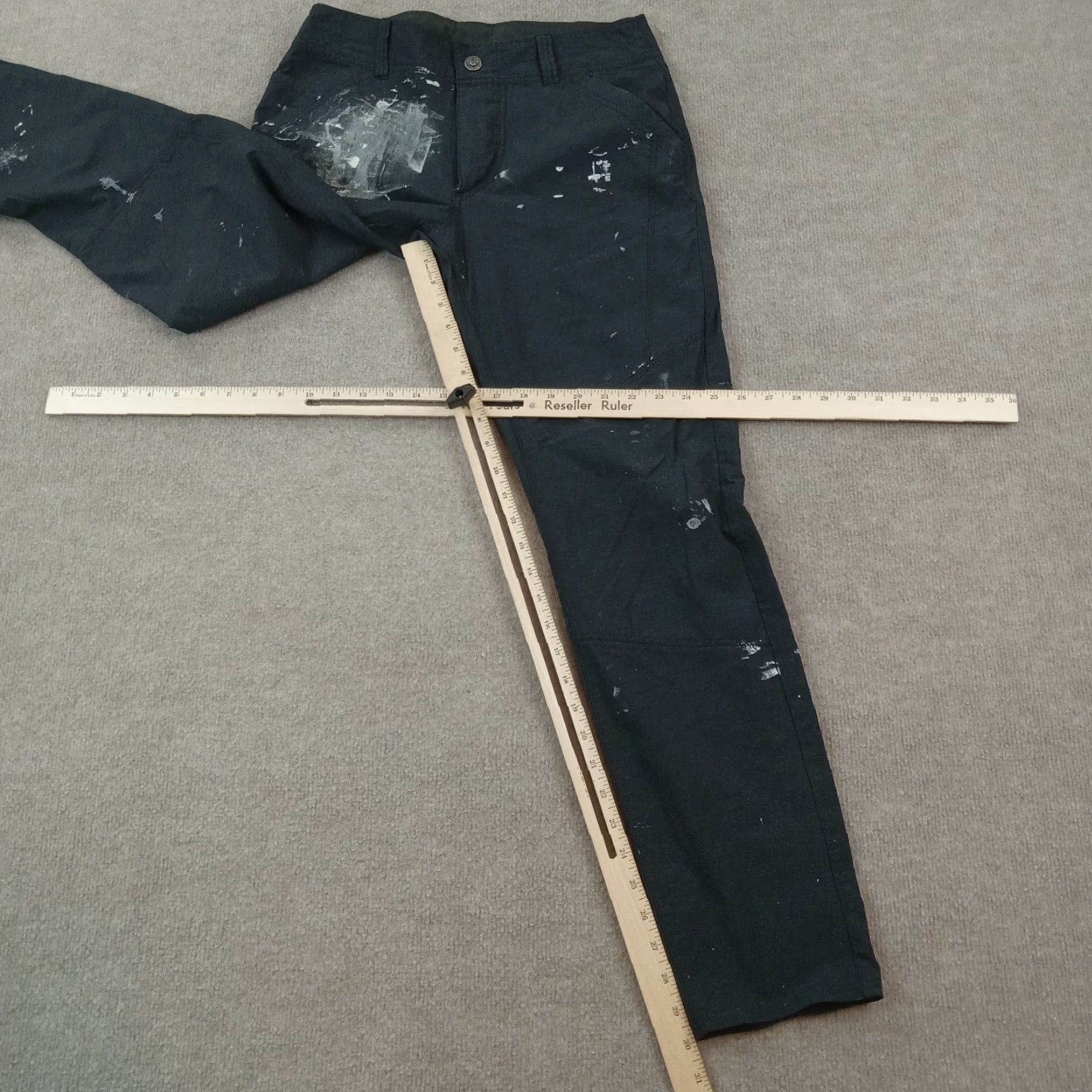 Vintage Kuhl Men's Black Chino Straight Leg Stretch Pants 30x30 Size US 30 / EU 46 - 2 Thumbnail