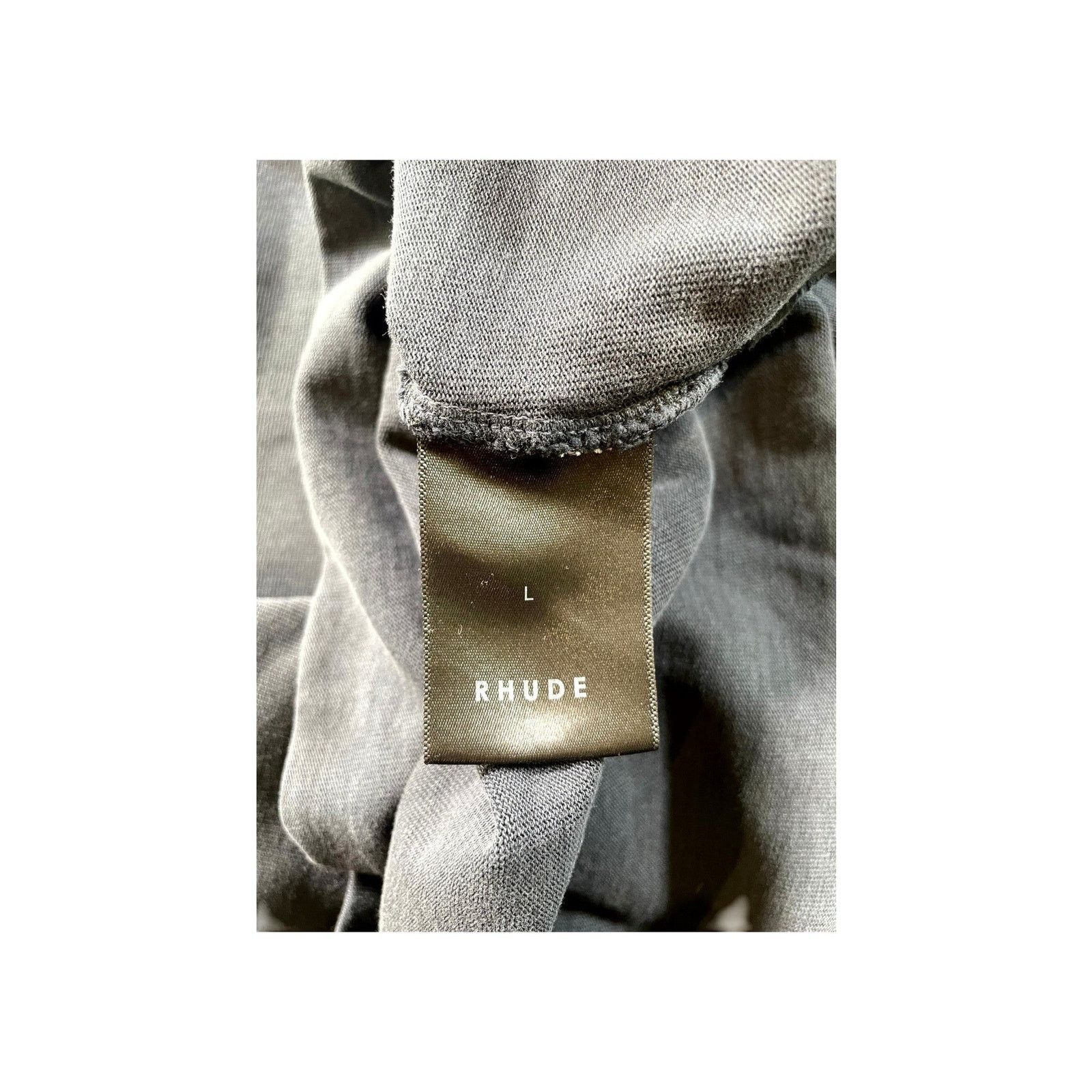 Rhude Rhude Heavy Long Sleeve Black Wash Tee Size US L / EU 52-54 / 3 - 4 Thumbnail
