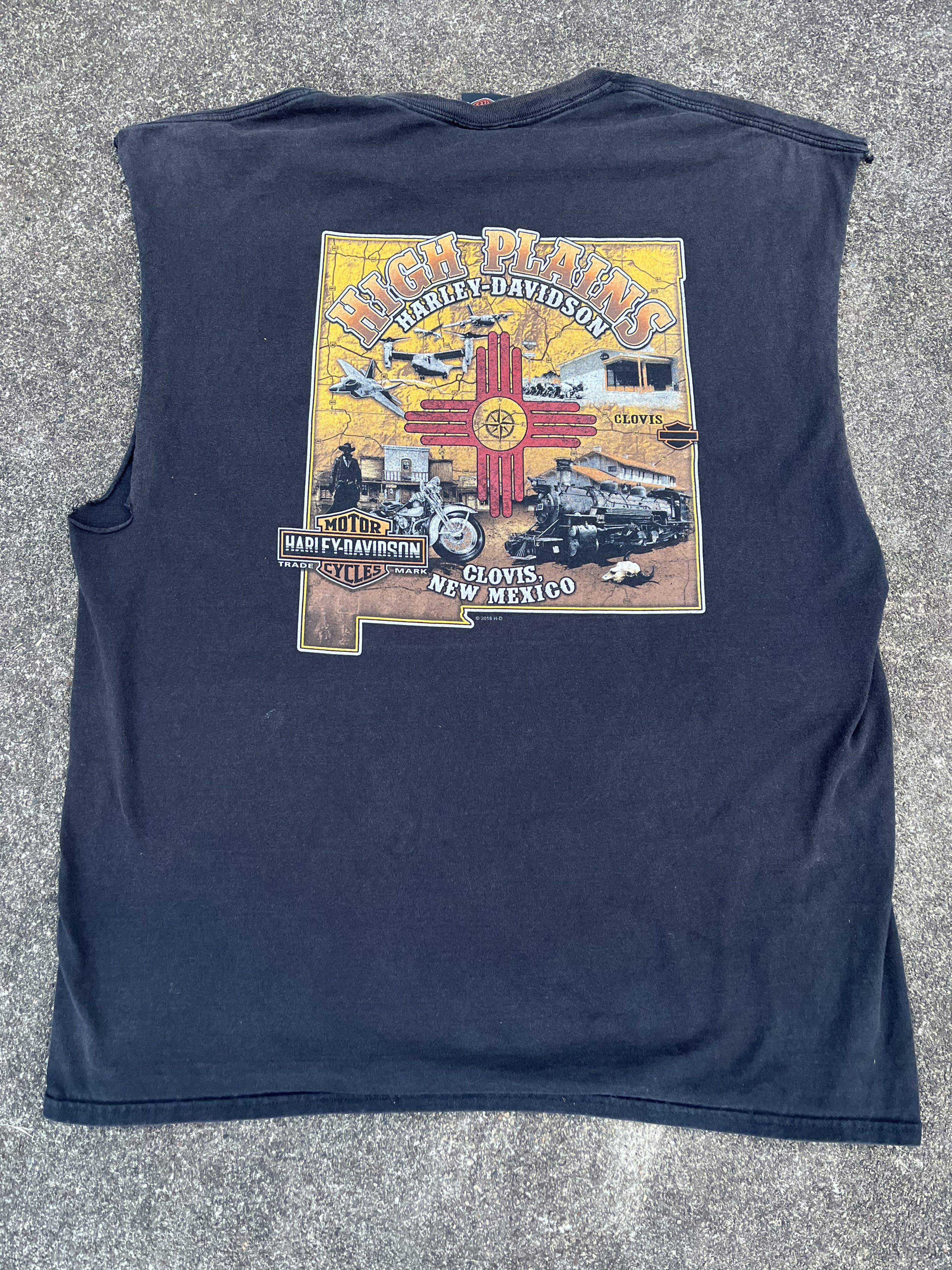 Harley Davidson Black Harley Davidson cutoff T shirt Size US XXL / EU 58 / 5 - 2 Thumbnail