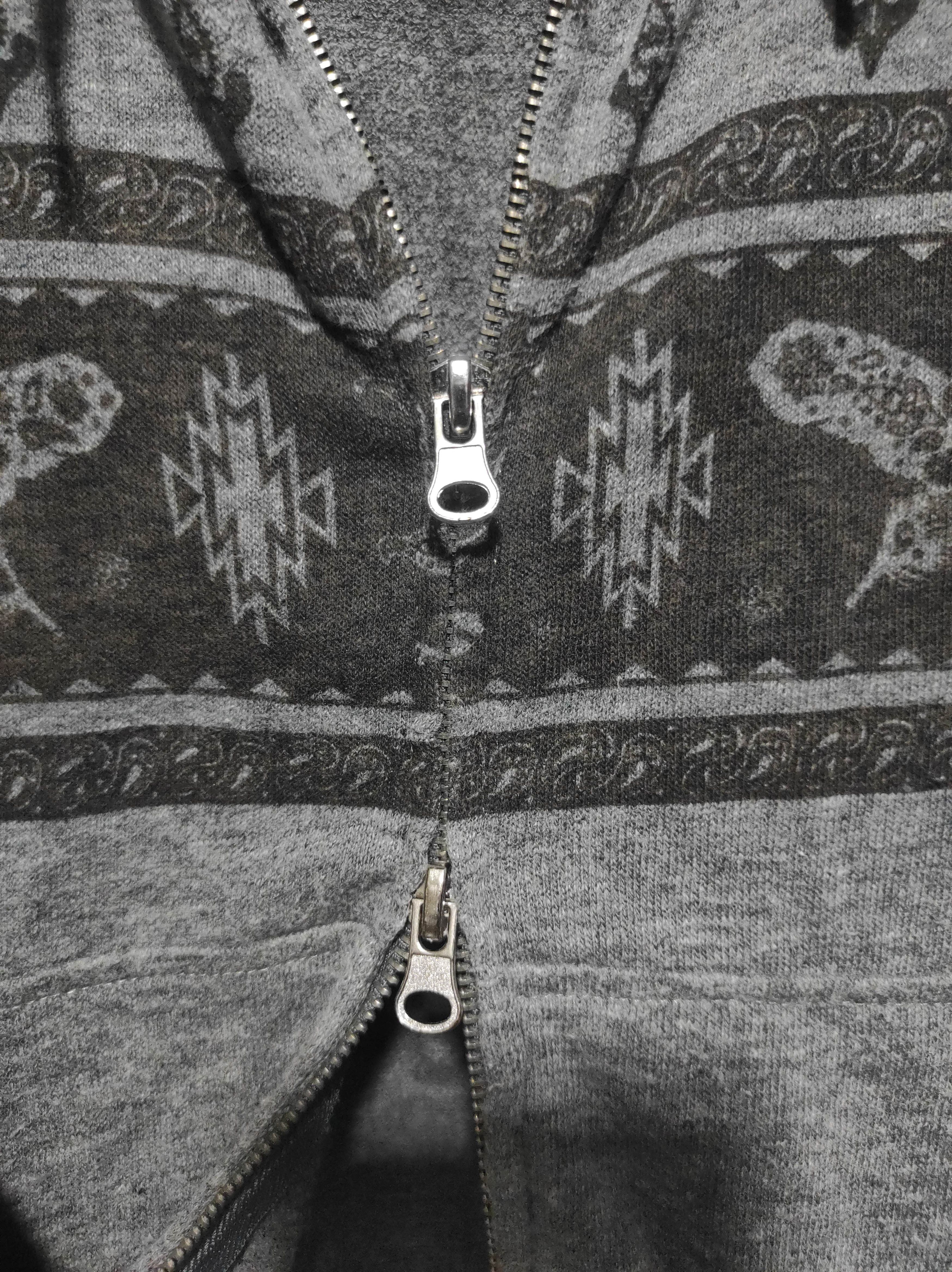 Japanese Brand Heart Market Paisley Double Zipper Fur Hoodie LGB style Size US S / EU 44-46 / 1 - 4 Thumbnail