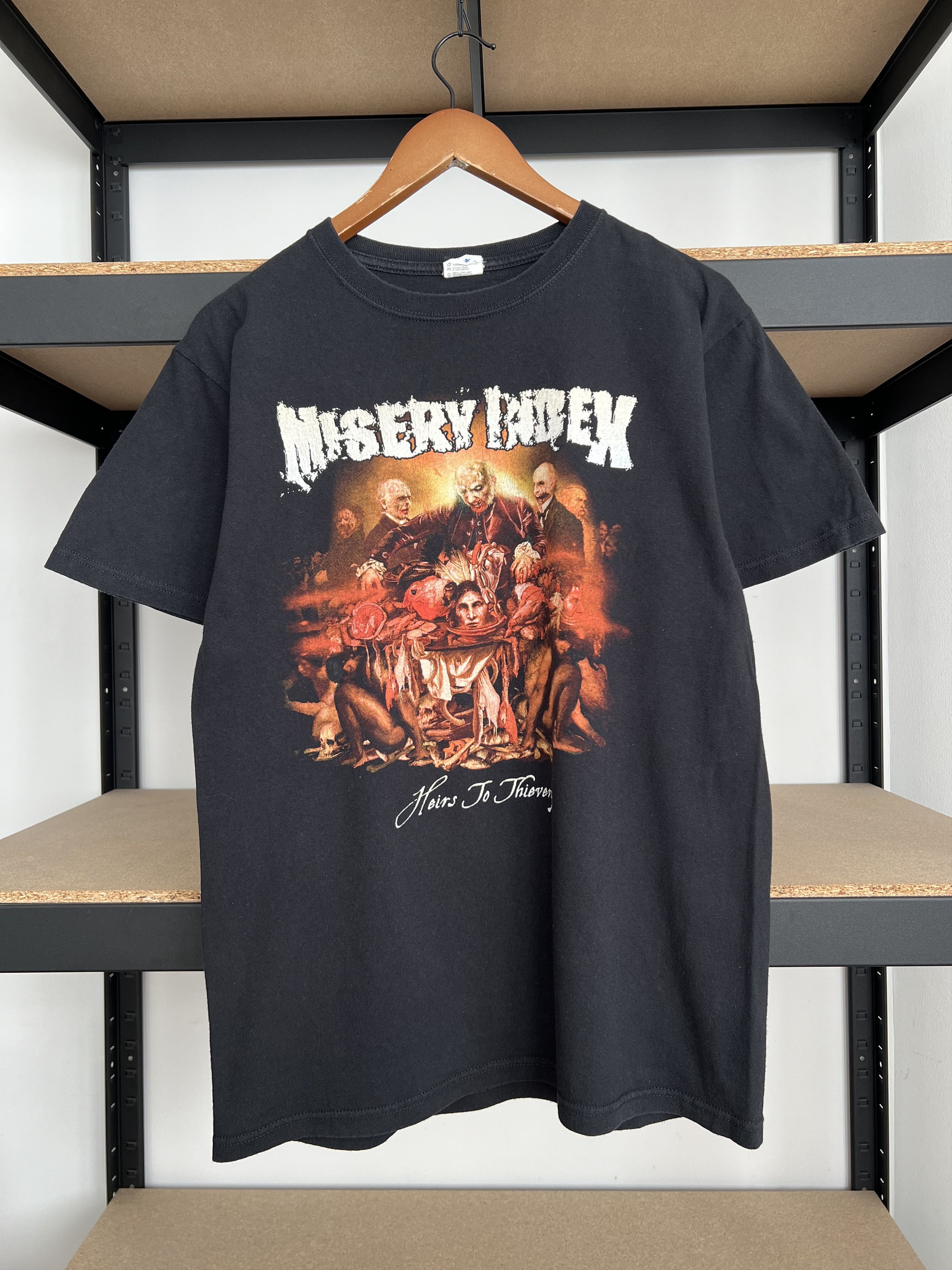 Band Tees Vintage 2000s Misery Index Heirs to Thievery Death Metal Size US M / EU 48-50 / 2 - 1 Thumbnail