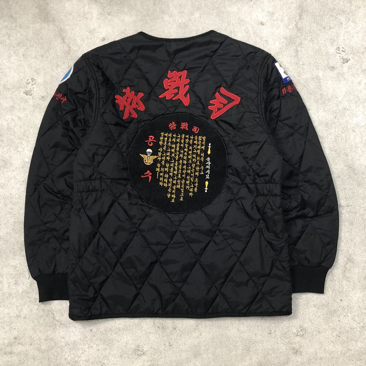Japanese Brand × Vintage Vintage Korean Special Army Embroidery Jacket Size US M / EU 48-50 / 2 - 2 Thumbnail