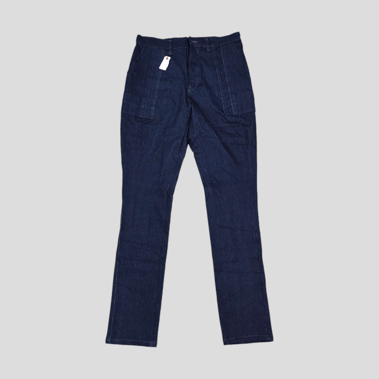 Julius JULIUS FW10 Rare Sample – Exhibition Back Skirt Denim Pants Size US 34 / EU 50 - 1 Thumbnail