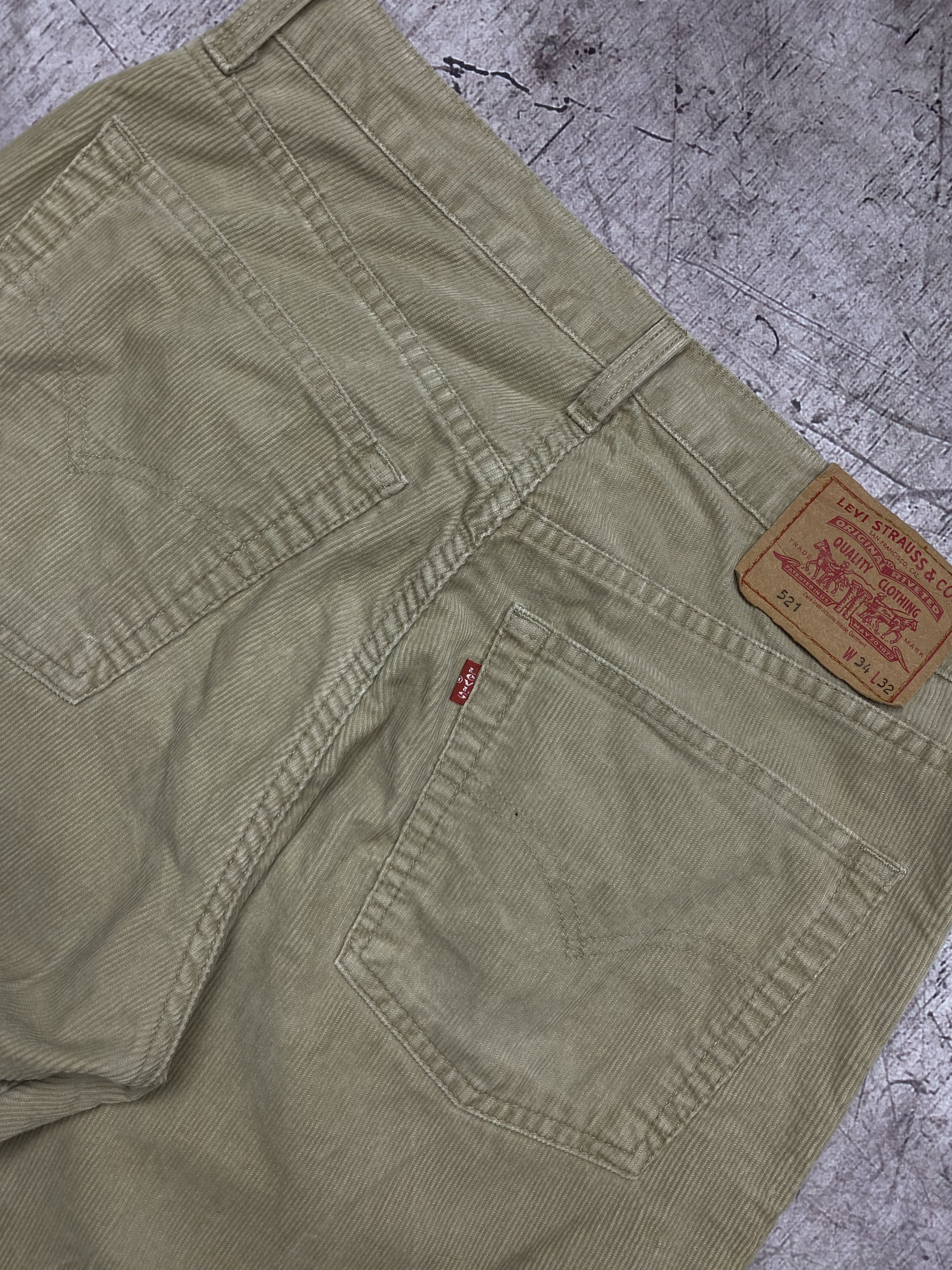 Levi's × Levi's Vintage Clothing Levi's 521 Vintage corduroy denim pants jeans Size US 34 / EU 50 - 2 Thumbnail