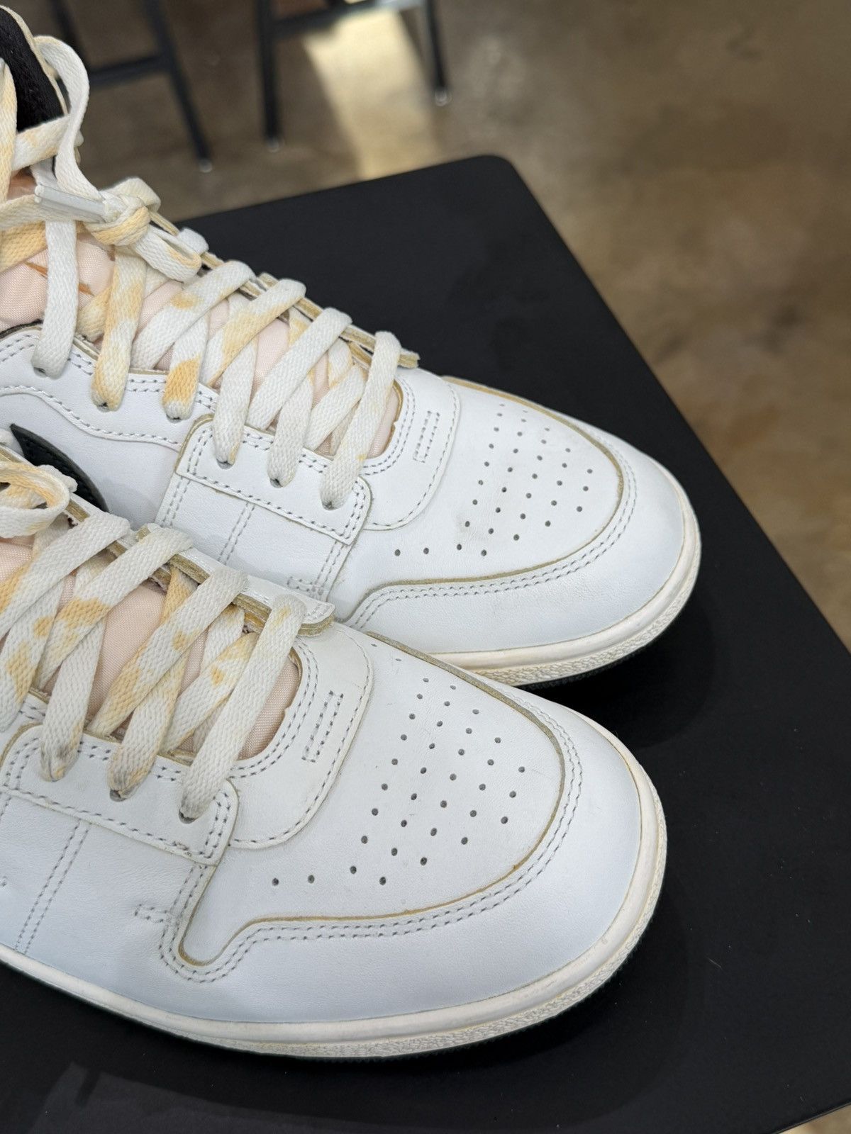 A Ma Maniere × Jordan Brand Air Jordan Air Ship A Ma Maniere White Black Size 11.5(2023) Size US 11.5 / EU 44-45 - 8 Thumbnail