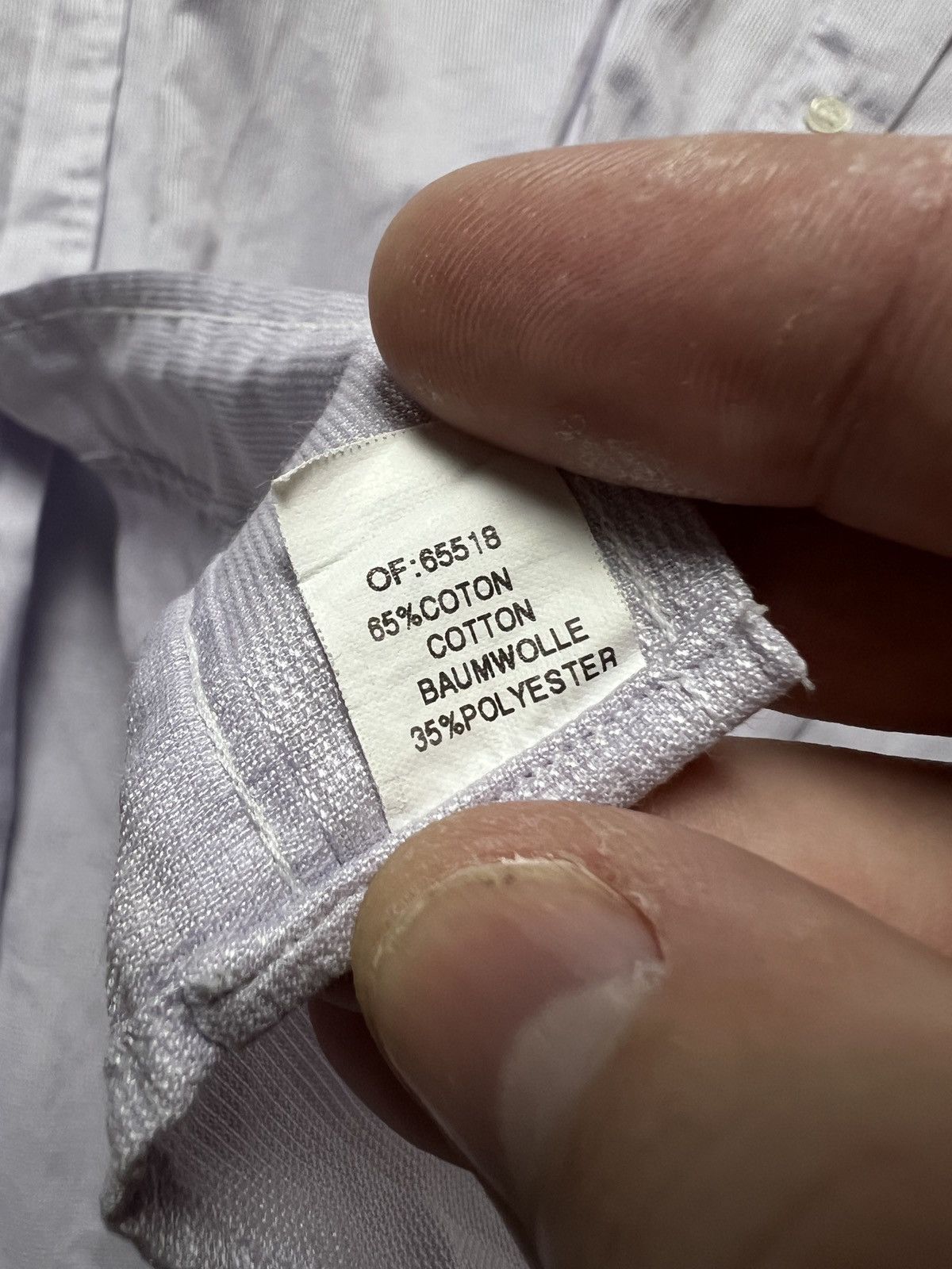 Dior Vintage 90s Christian Dior Italy Button Up Shirt Lux 15 1/2 Size US L / EU 52-54 / 3 - 15 Thumbnail