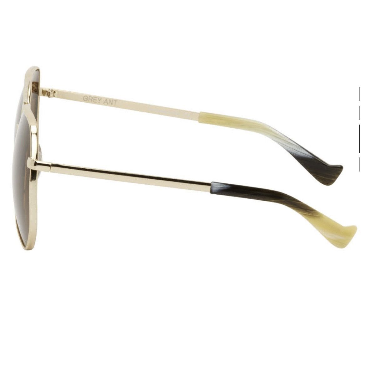 Grey Ant Grey Ant Gold Megalast Sunglasses Size ONE SIZE - 3 Thumbnail