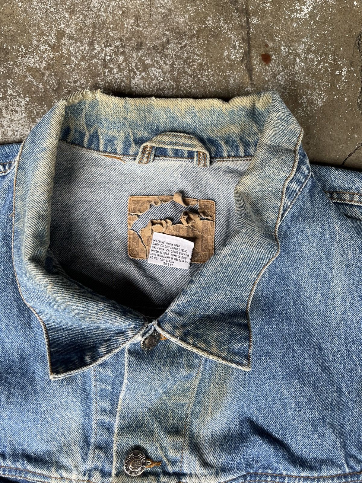 Vintage Vintage 90s Denim Jacket Workwear Size US XL / EU 56 / 4 - 5 Thumbnail