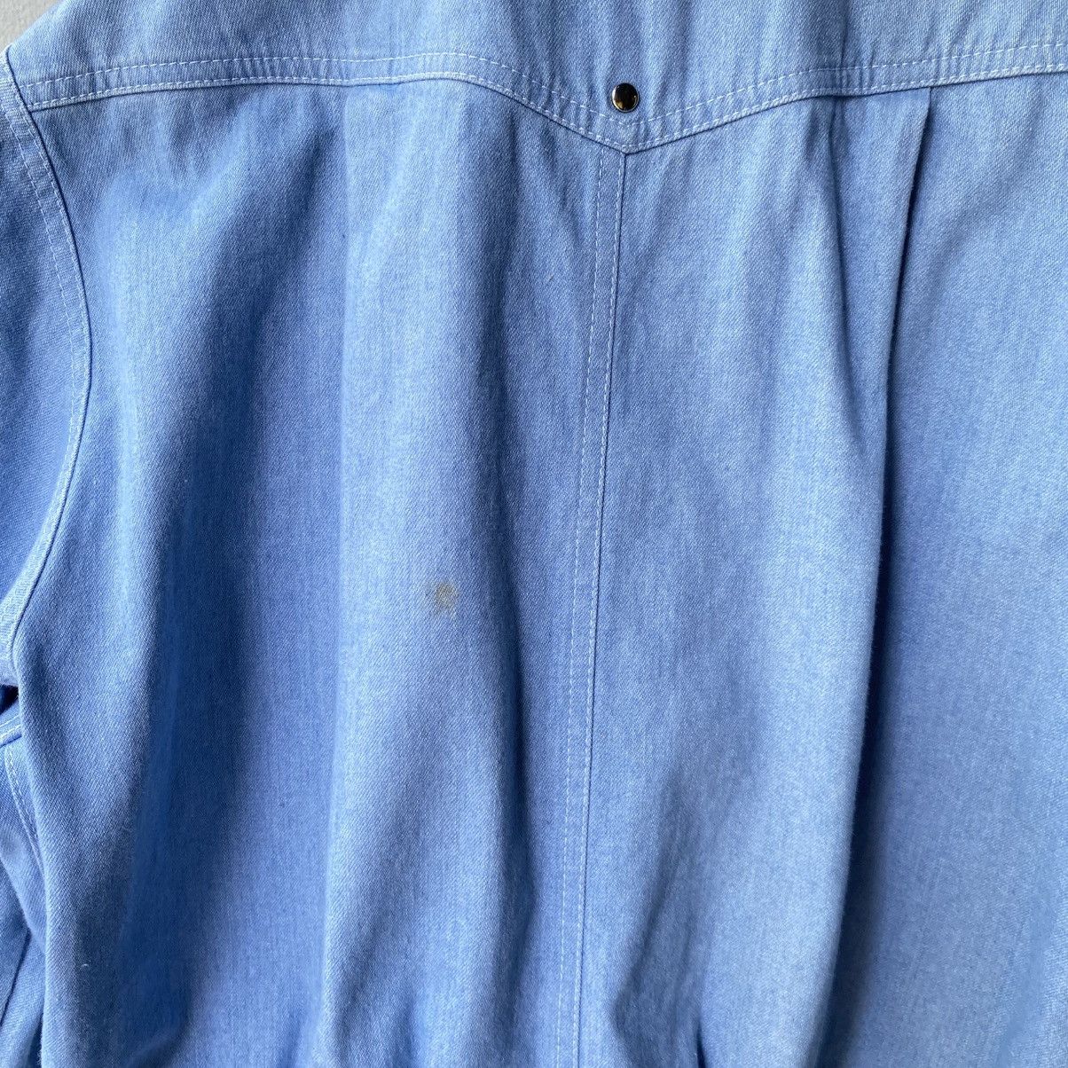 Thierry Mugler Thierry Mugler Light Blue Denim Jacket with Stud Details Size M / US 6-8 / IT 42-44 - 6 Thumbnail