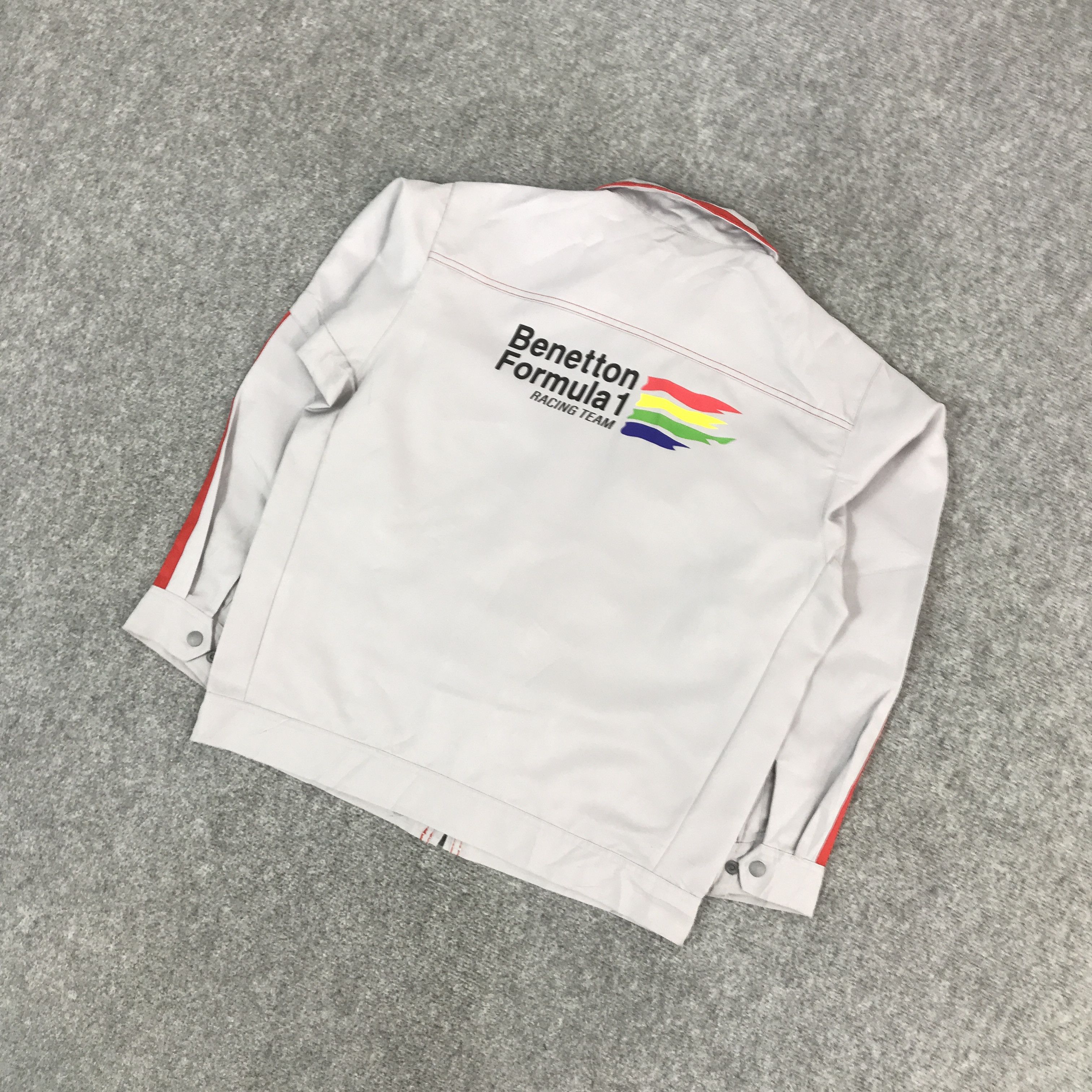 United Colors Of Benetton JAPAN BENETTON FORMULA 1 RACING TEAM CUSTOM JACKET Size US L / EU 52-54 / 3 - 6 Thumbnail