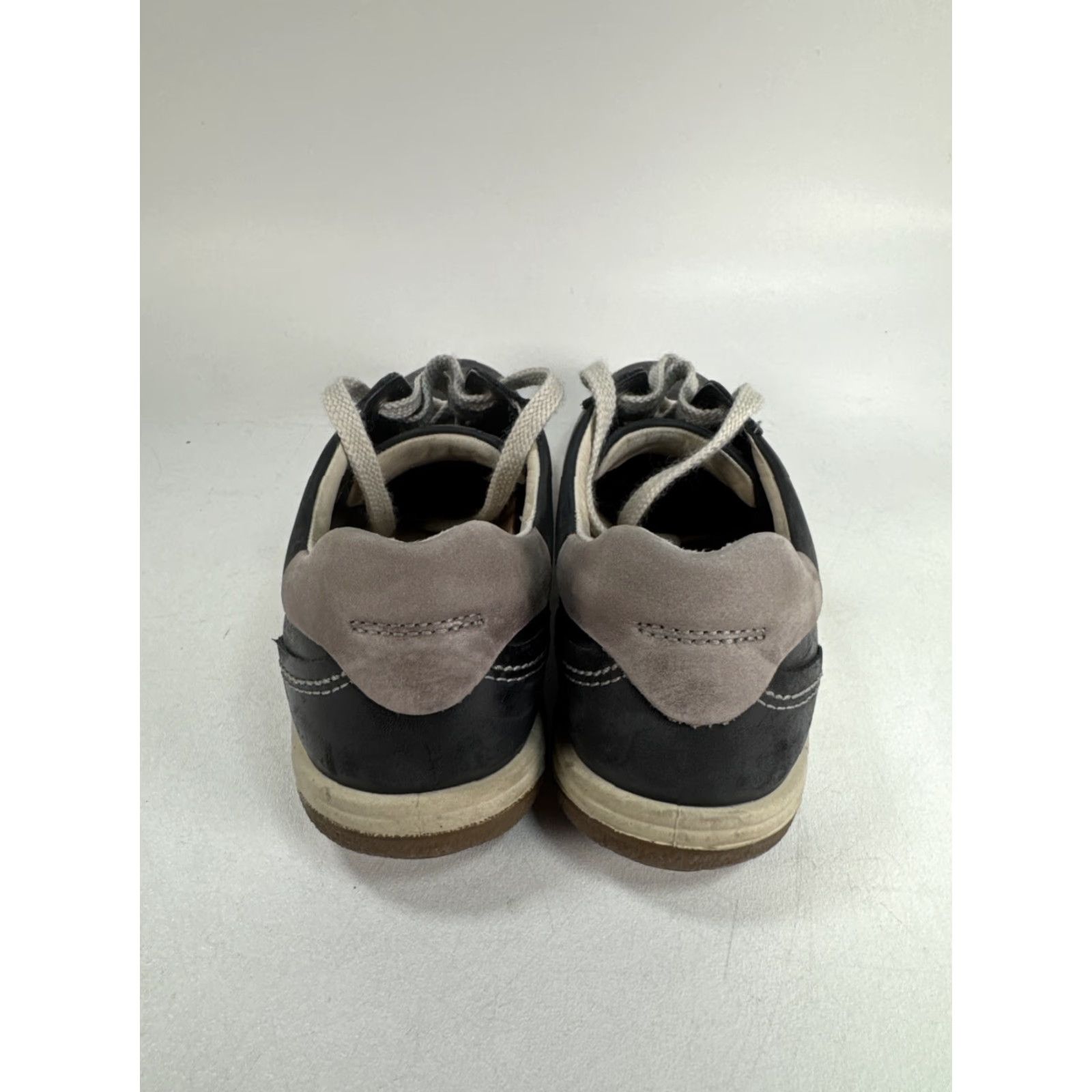 Ecco ECCO Sneakers Women's Size 10 41EU Leather Blue Low Top Casual City Street Walking Shoes Slip-on Lace Up Comfort Cushioned Size US 10 / IT 40 - 5 Thumbnail