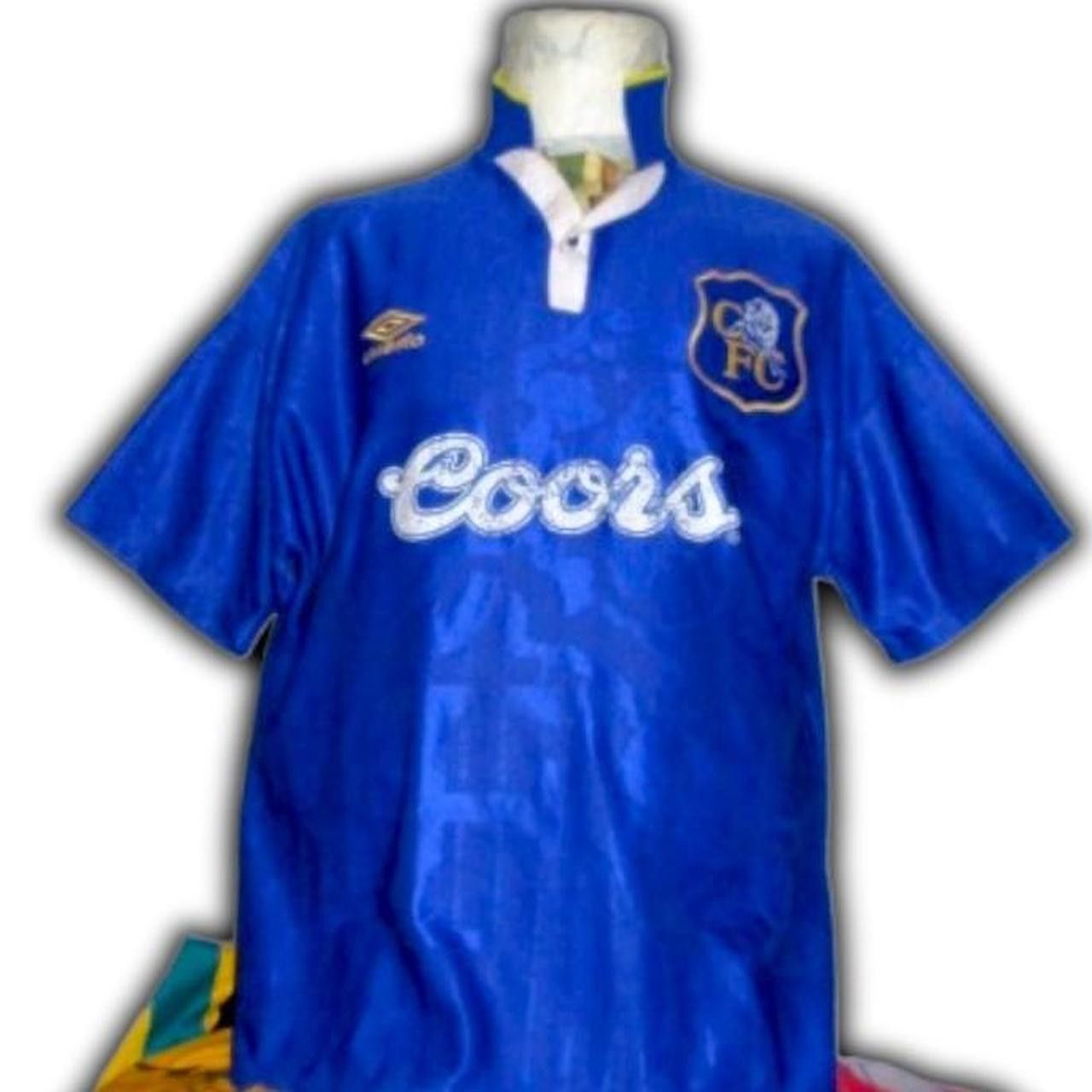 Umbro Fc Chelsea 1995 1996 1997 Home shirt jersey trikot Maglia Size US L / EU 52-54 / 3 - 4 Thumbnail