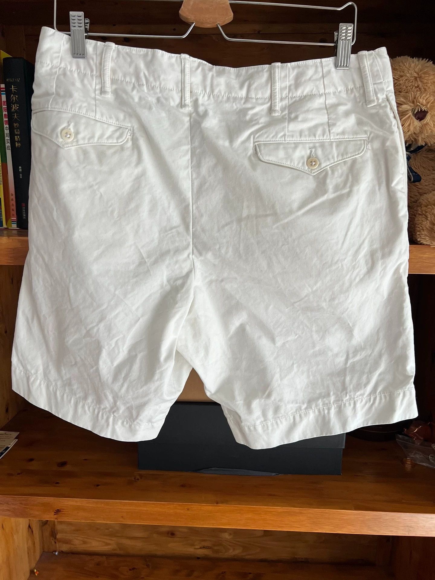 RRL Ralph Lauren RRL Double RL Vintage White Work Shorts Size US 31 - 7 Thumbnail