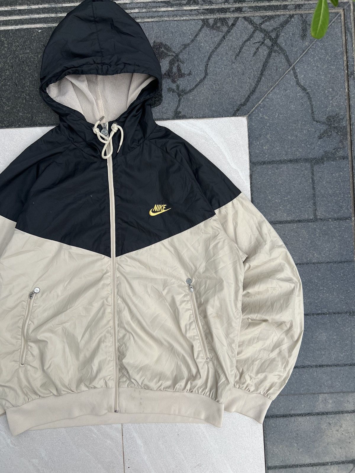 🐌 90S NIKE RETRO LOGO VINTAGE Y2K OVERSIZED NYLON JACKET