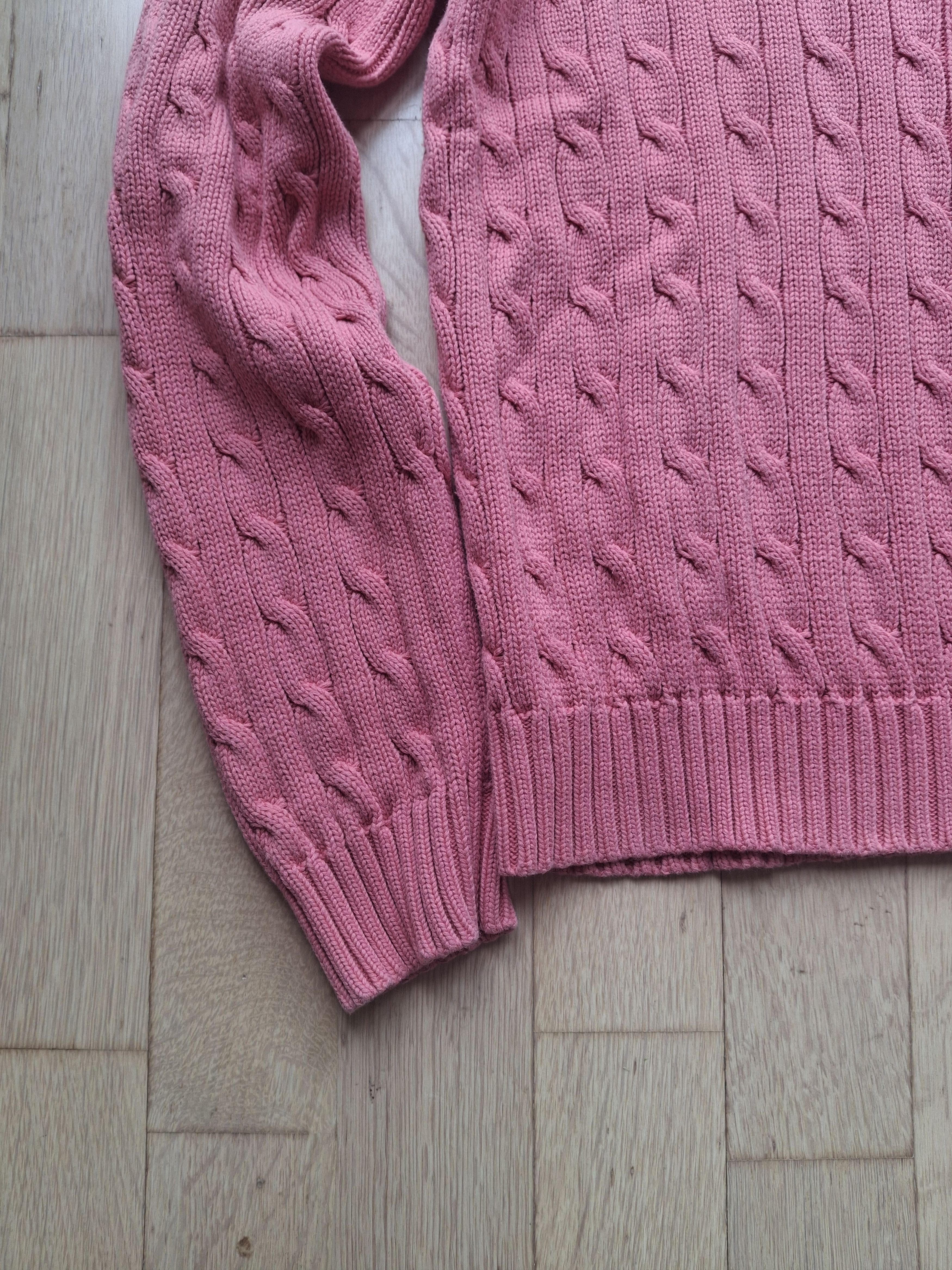 Polo Ralph Lauren × Ralph Lauren Knitwear sweater ralph lauren cable knit polo Size XL / US 12-14 / IT 48-50 - 4 Thumbnail