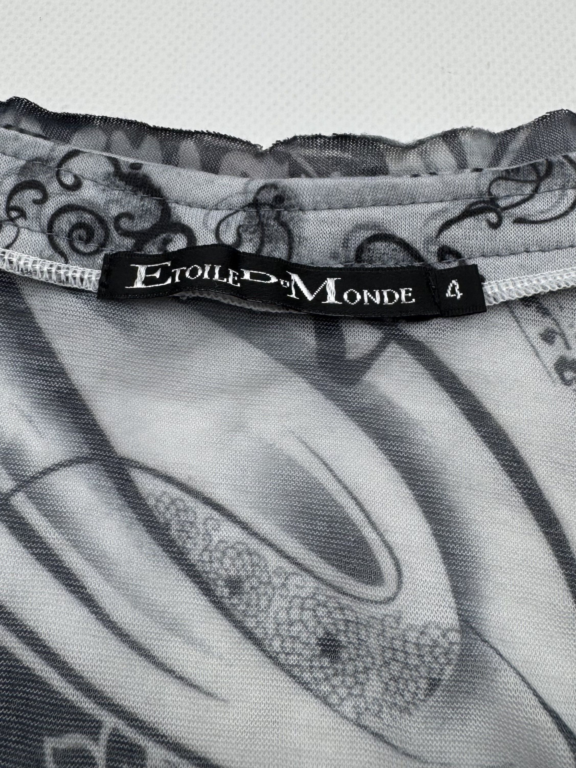 Vintage 90's Printed Tank Top B31(V388)E2 Size L / US 10 / IT 46 - 3 Thumbnail