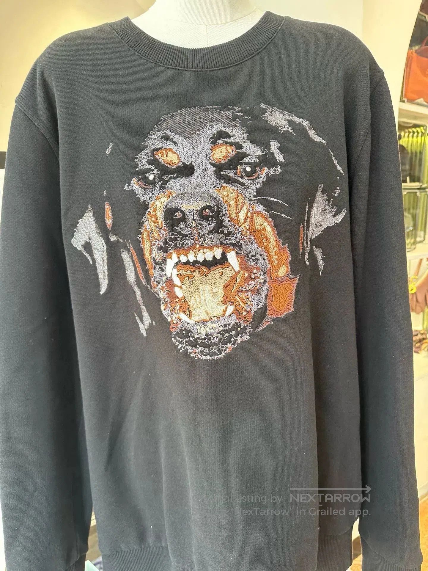 Givenchy Givenchy Embroidered Big Dog Head Hoodie. Size US M / EU 48-50 / 2 - 2 Thumbnail