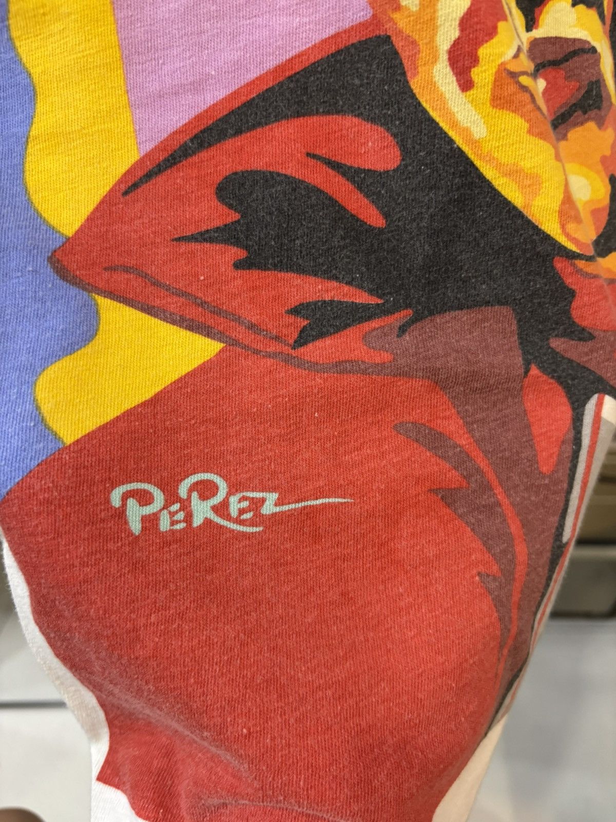 Vintage PEREZ vintage tee 90’s Size US L / EU 52-54 / 3 - 3 Thumbnail
