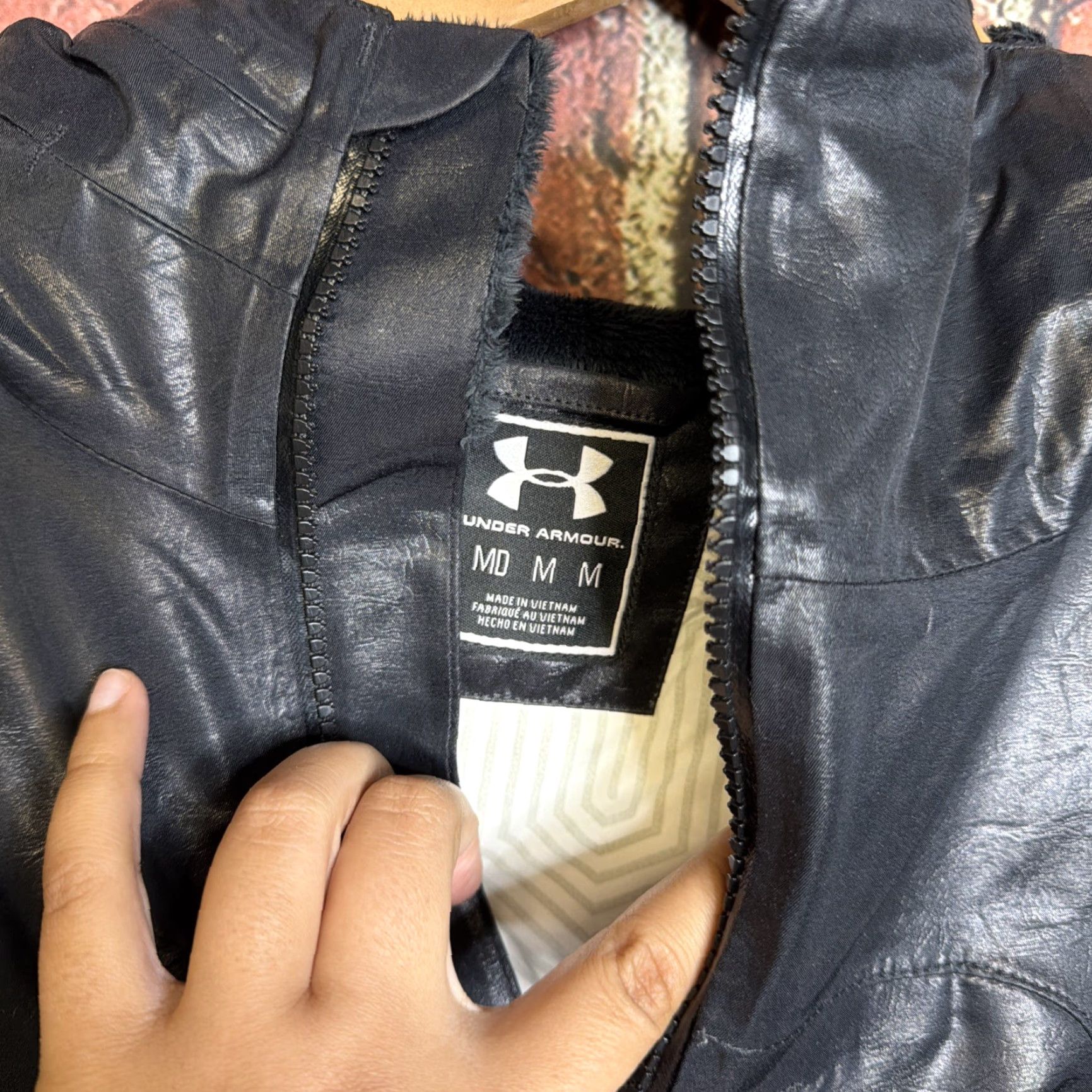 Under Armour Under Armour Storm ColdGear Infrared Snowboard Jacket Men’s M Black Hooded Ski Jacket Mens Size US M / EU 48-50 / 2 - 2 Thumbnail