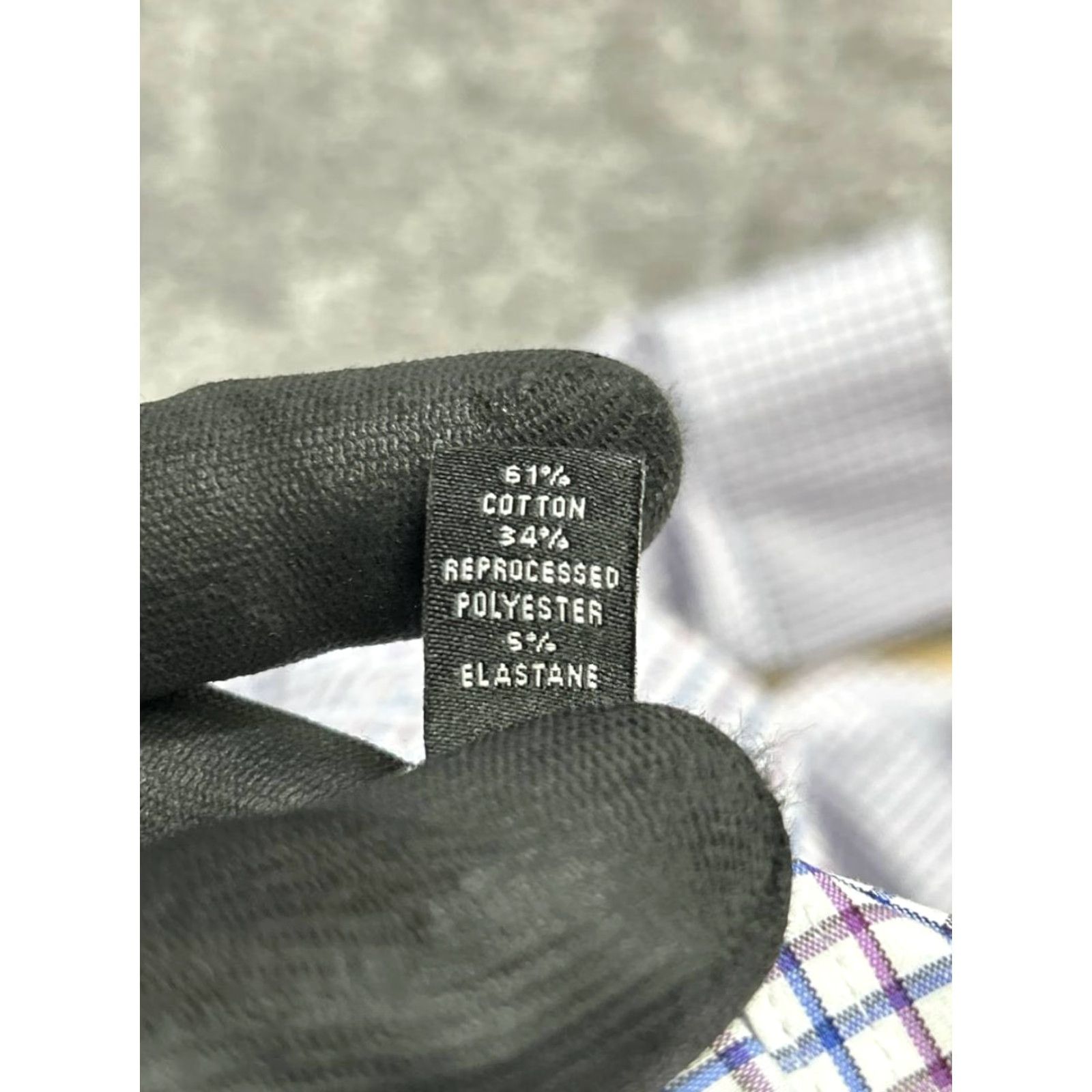 Ralph Lauren Lauren Ralph Lauren Dress Shirt Men 18 Purple Plaid Regular Fit Wrinkle Free New Size 48R - 7 Thumbnail