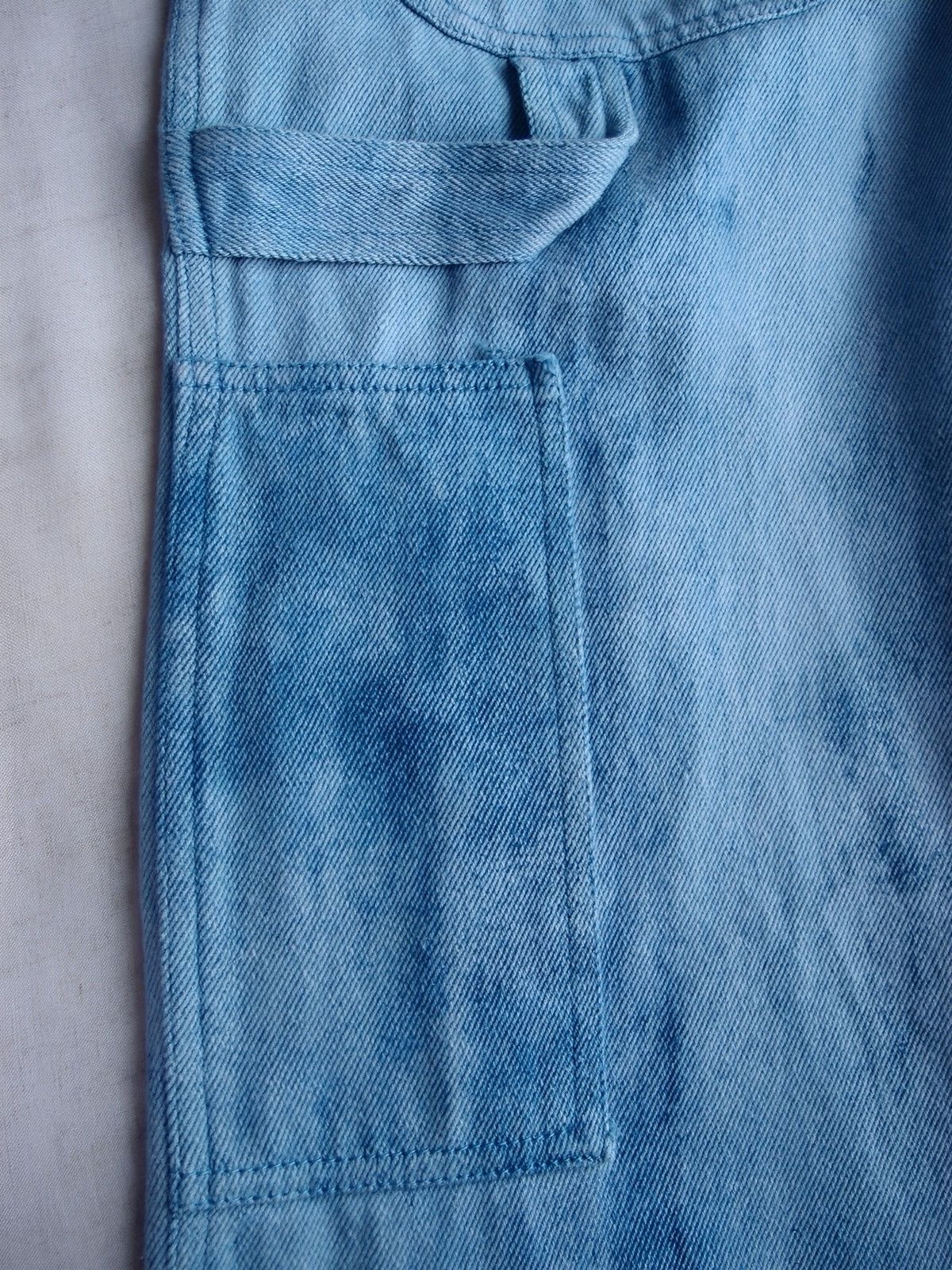 Elleme ELLEME Paris Bleached Denim Cargo Pants Washed Finish Size 26" / US 2 / IT 38 - 6 Thumbnail