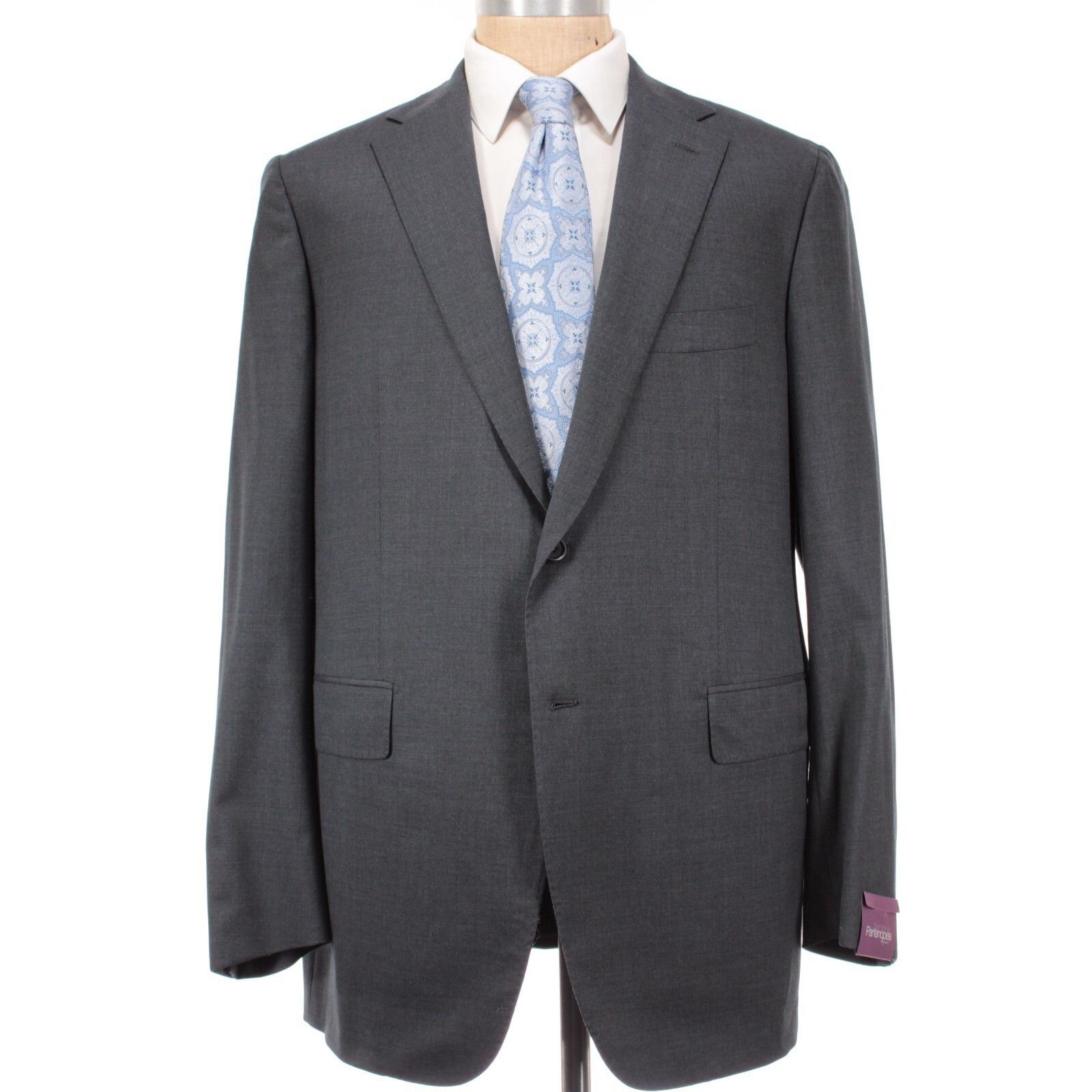 Sartoria Partenopea Sartoria Partenopea Suit Size US 46 Long in Gray Size 46R - 1 Thumbnail