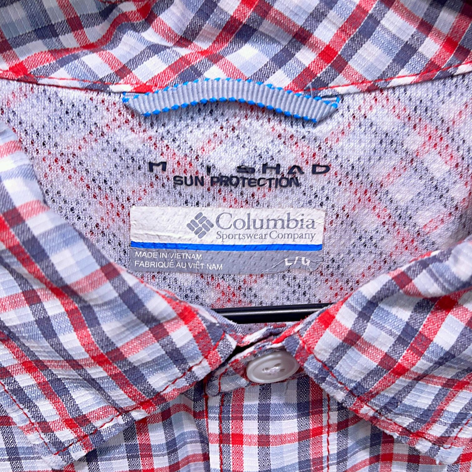 Columbia Columbia Short Sleeve Silver Ridge Hiking Shirt Gray Red L Size US L / EU 52-54 / 3 - 5 Thumbnail