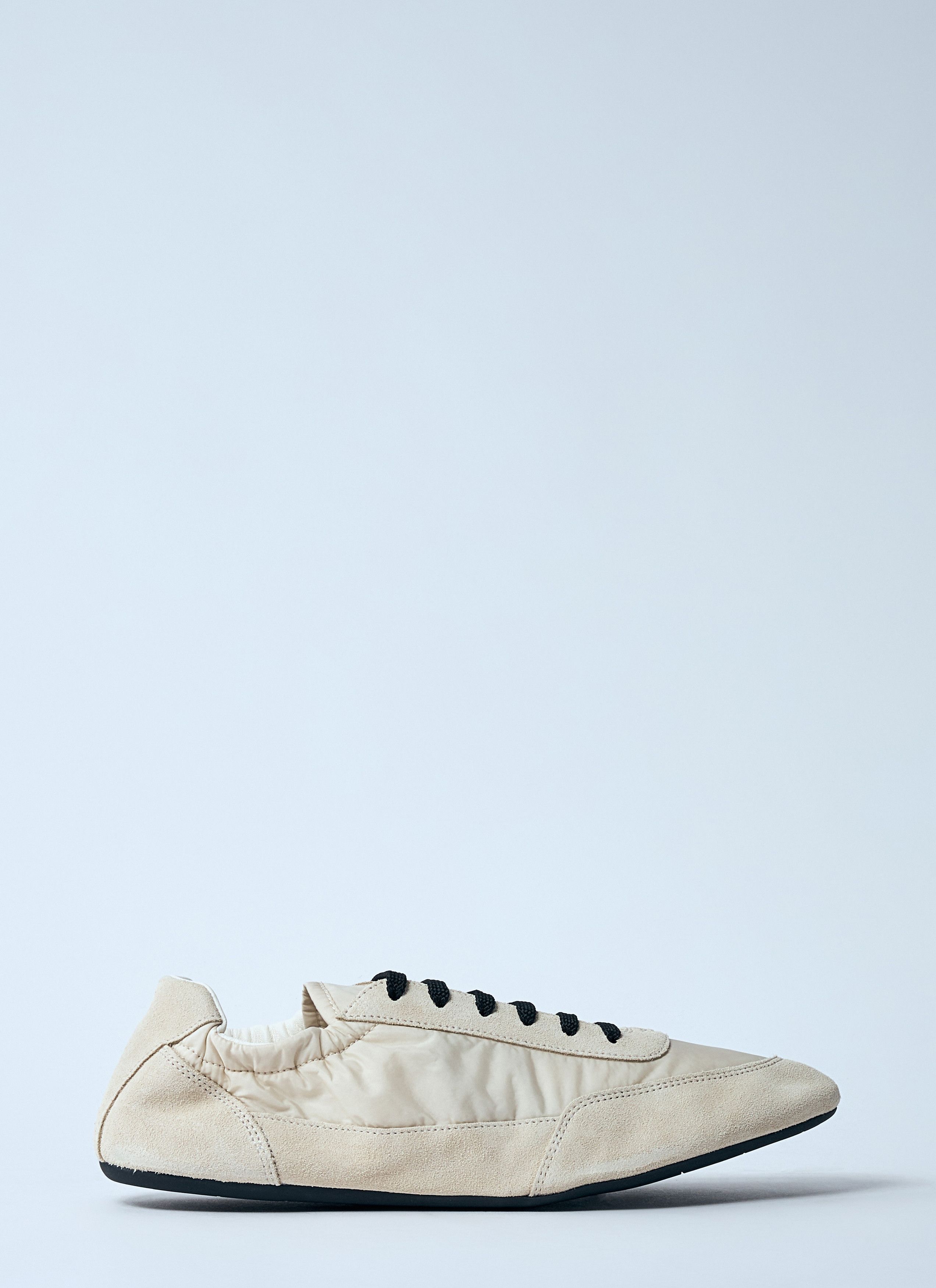 Collapse Re-Nylon And Suede Sneakers