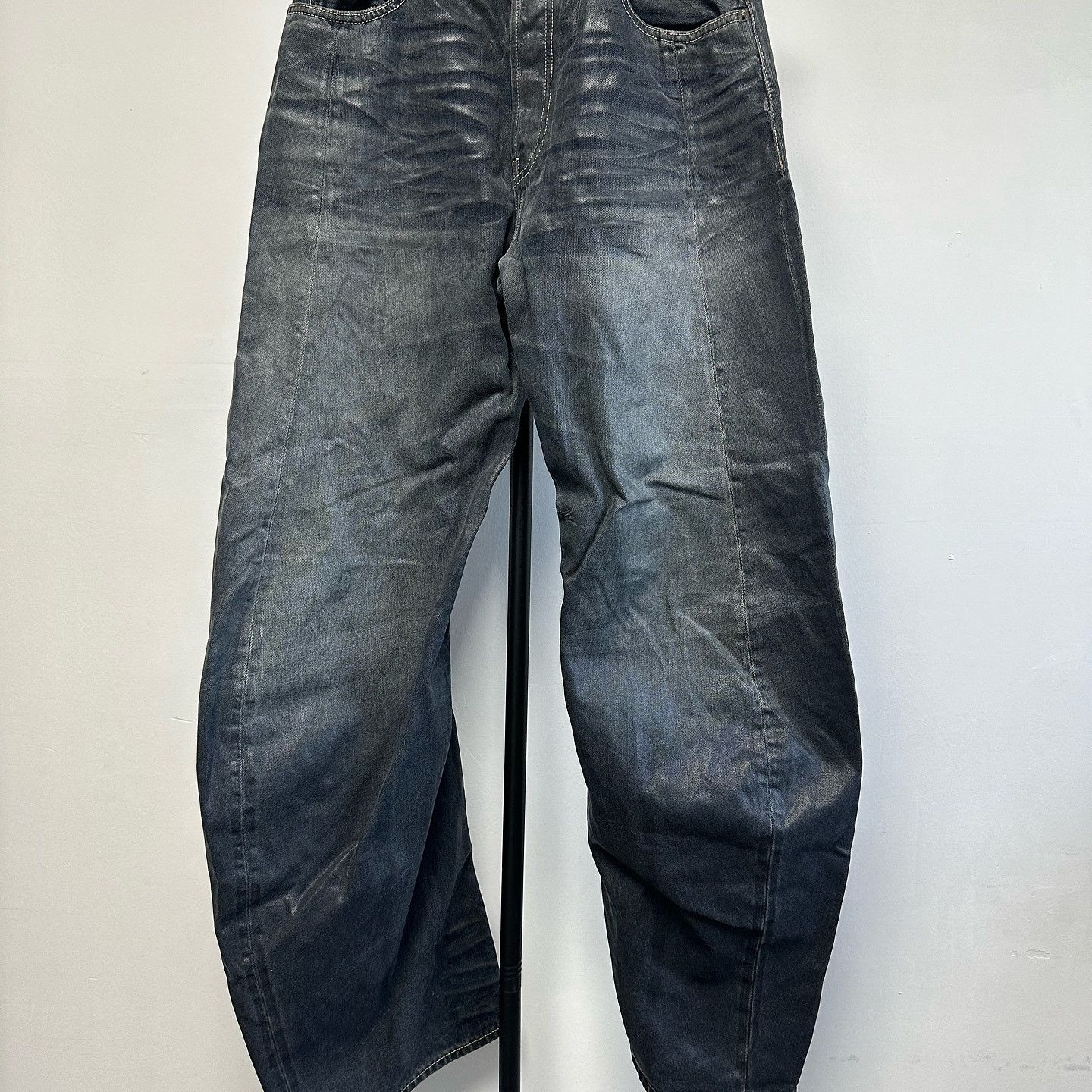 Acne Studios Acne Studios 2006M Glossy Denim Jeans Size 30 Size US 30 / EU 46 - 1 Thumbnail