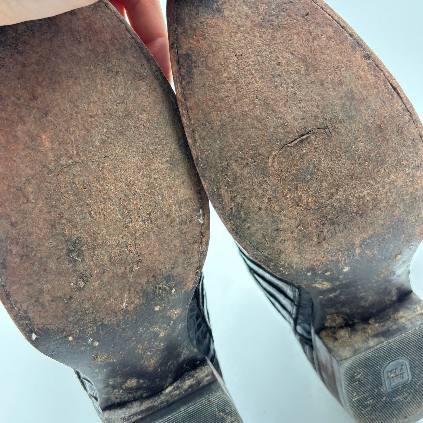 Dan Post DanPost Birmingham Caiman Leather Boots 10.5D Cowboy Western Size US 10.5 / EU 43-44 - 12 Thumbnail