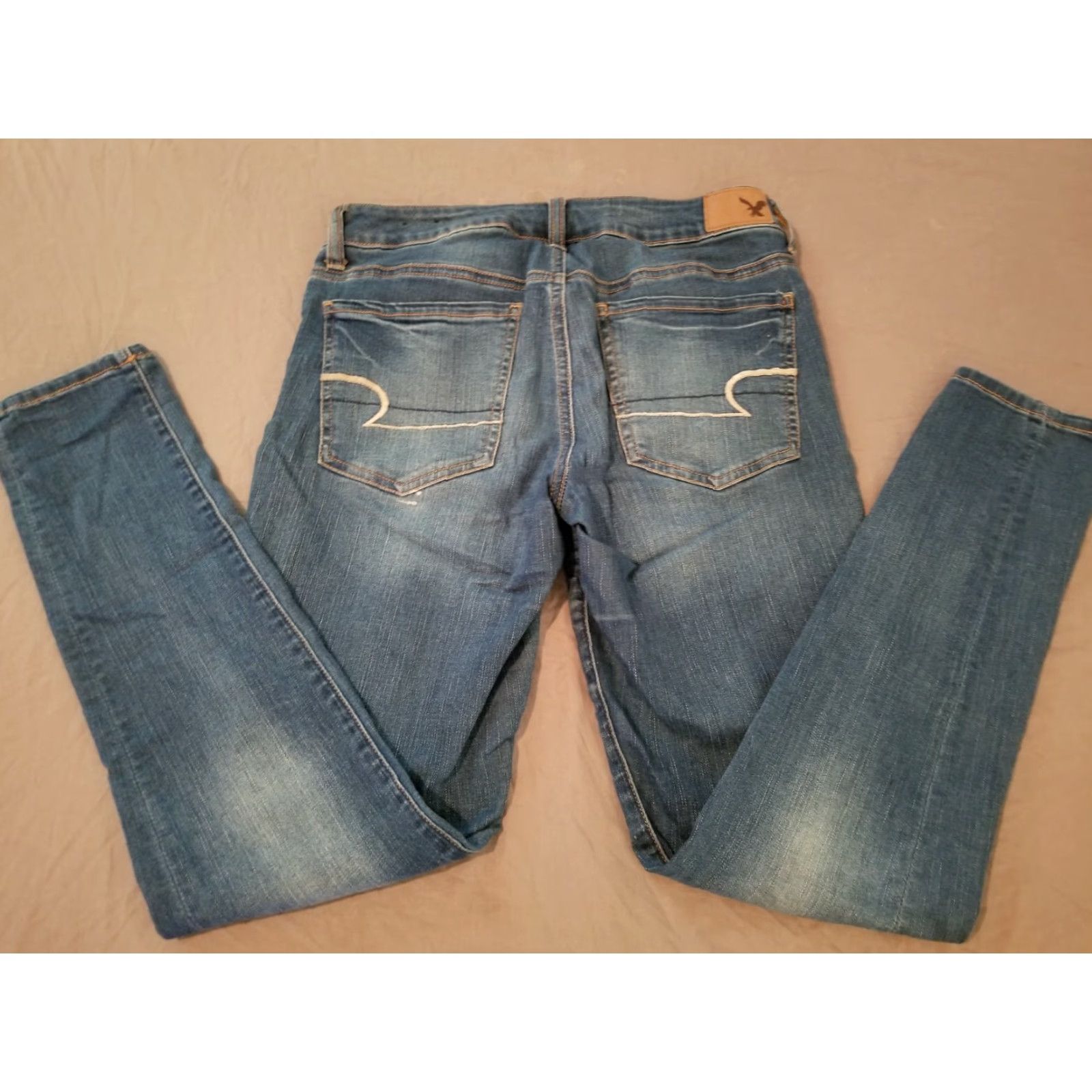 American Eagle Outfitters Womens American Eagle Outfitters Jeans Jegging Denim Blue 6 Jeans Regular XS? Size 28" / US 6 / IT 42 - 2 Thumbnail