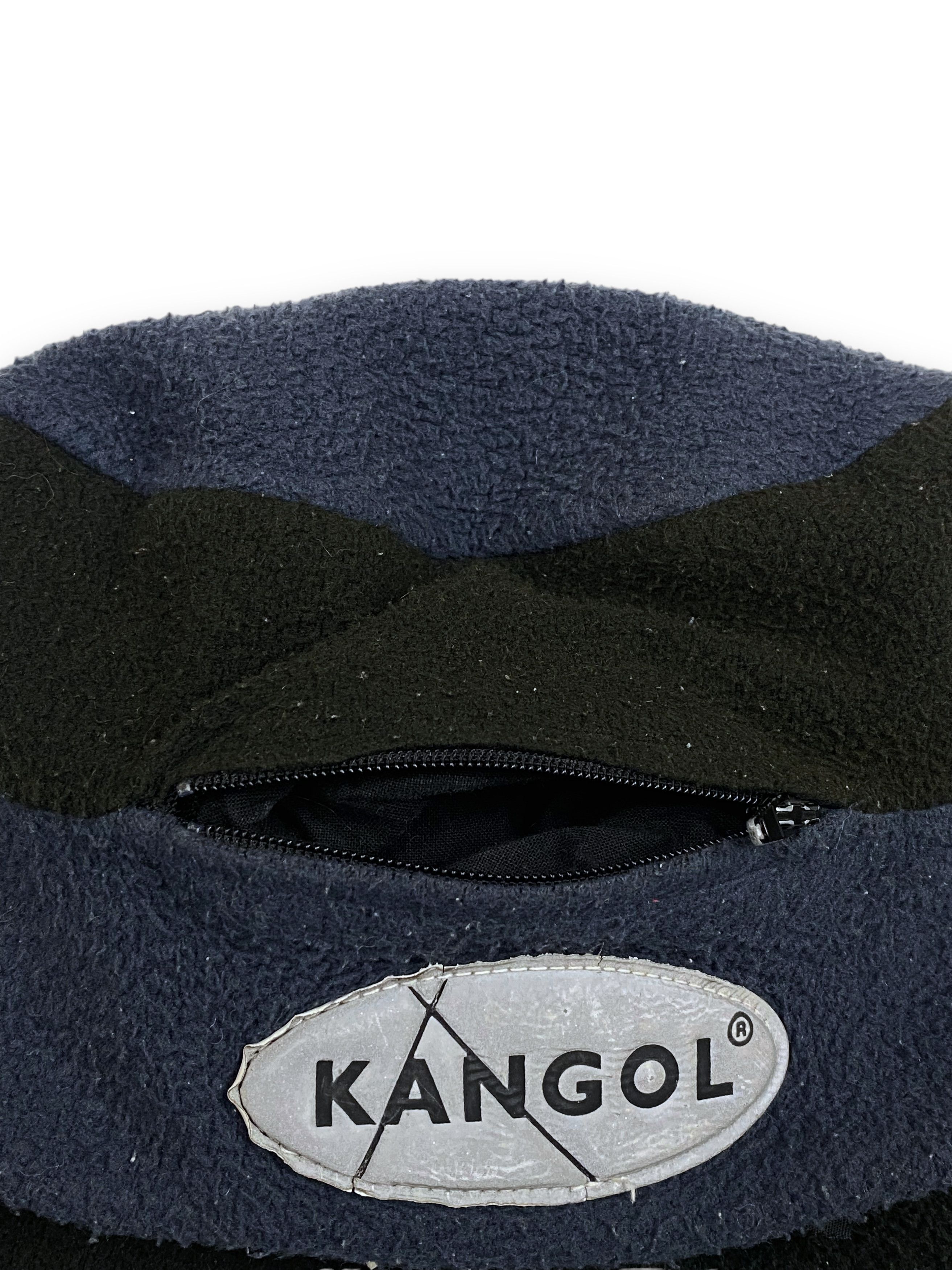 Kangol Vintage KANGOL Ear Flap Fleece Hat Ushanka Reflect Logo M609 Size ONE SIZE - 4 Thumbnail