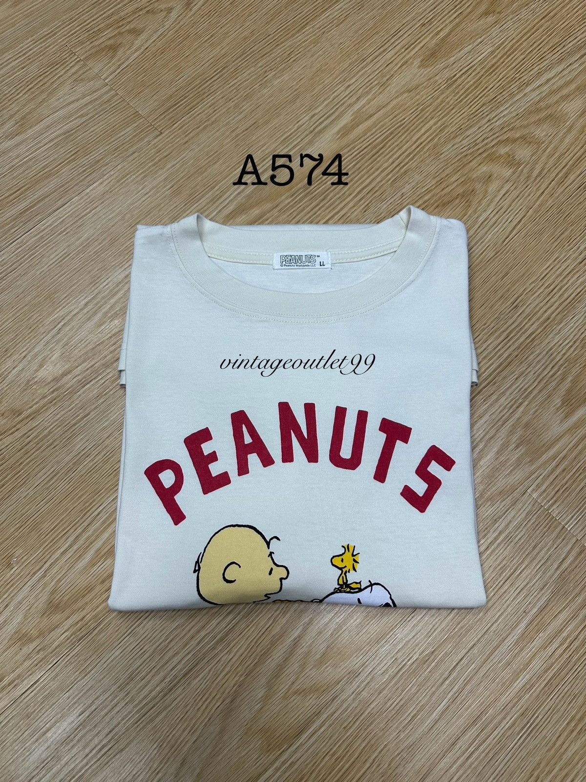 Peanuts × Vintage Vintage Peanuts Tshirt A574 Size US M / EU 48-50 / 2 - 11 Thumbnail