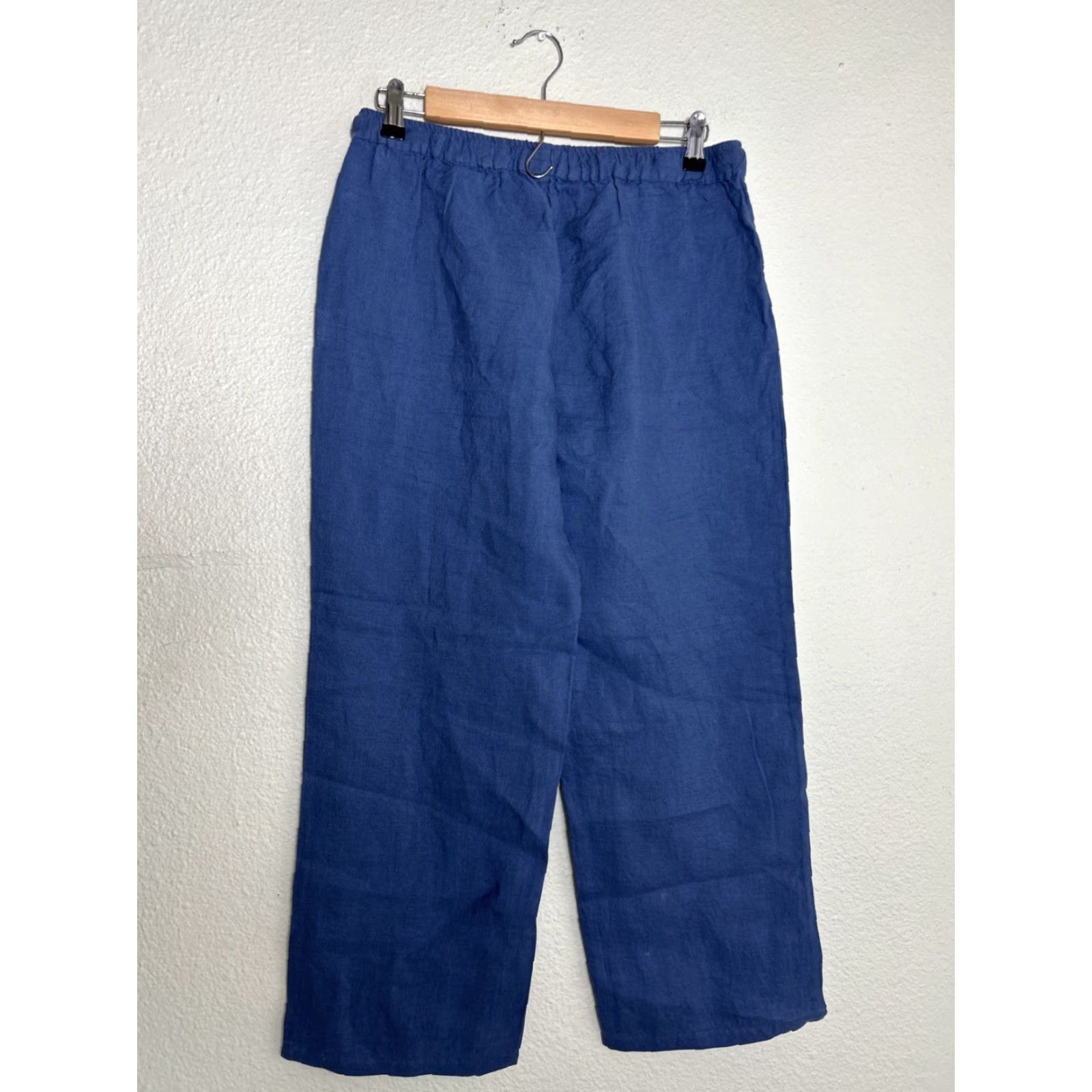 Vintage VINTAGE Serena And Lily Womens XS Linen Pants Blue 28x28 Size 26" / US 2 / IT 38 - 6 Thumbnail