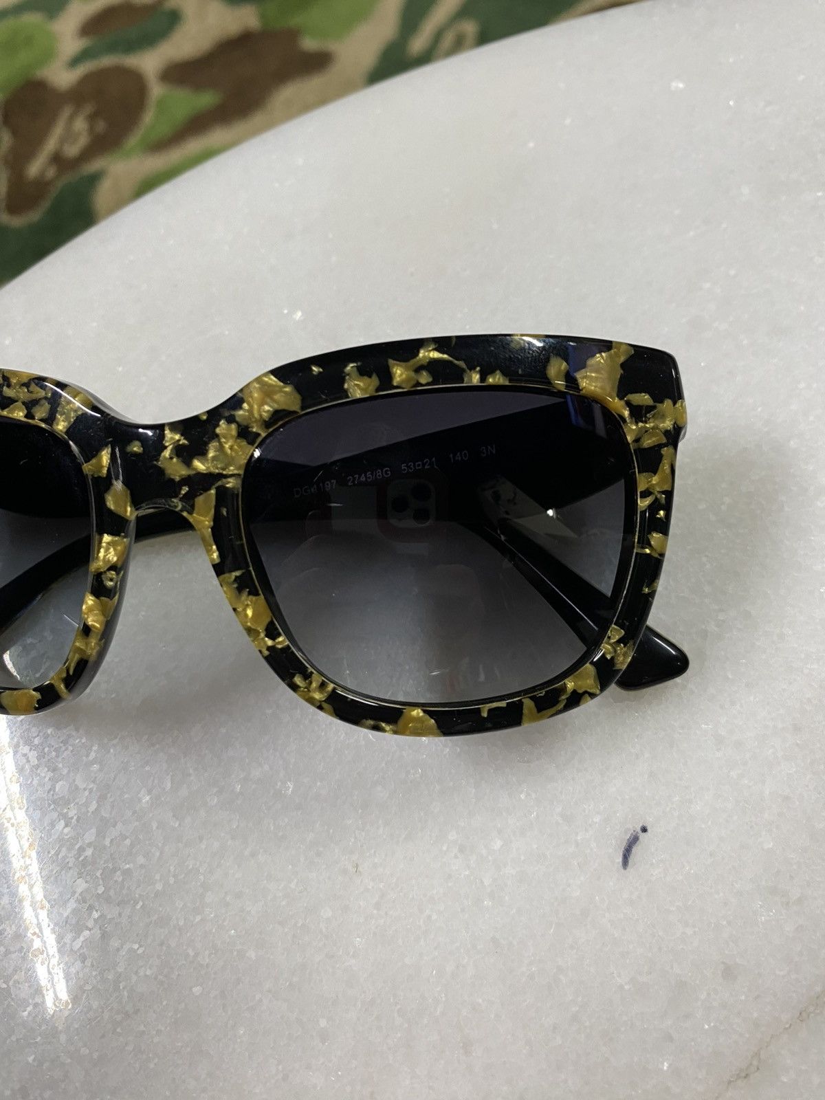 Dolce & Gabbana Dolce & Gabbana Sunglasses Womens Monogram Shades Size ONE SIZE - 6 Thumbnail