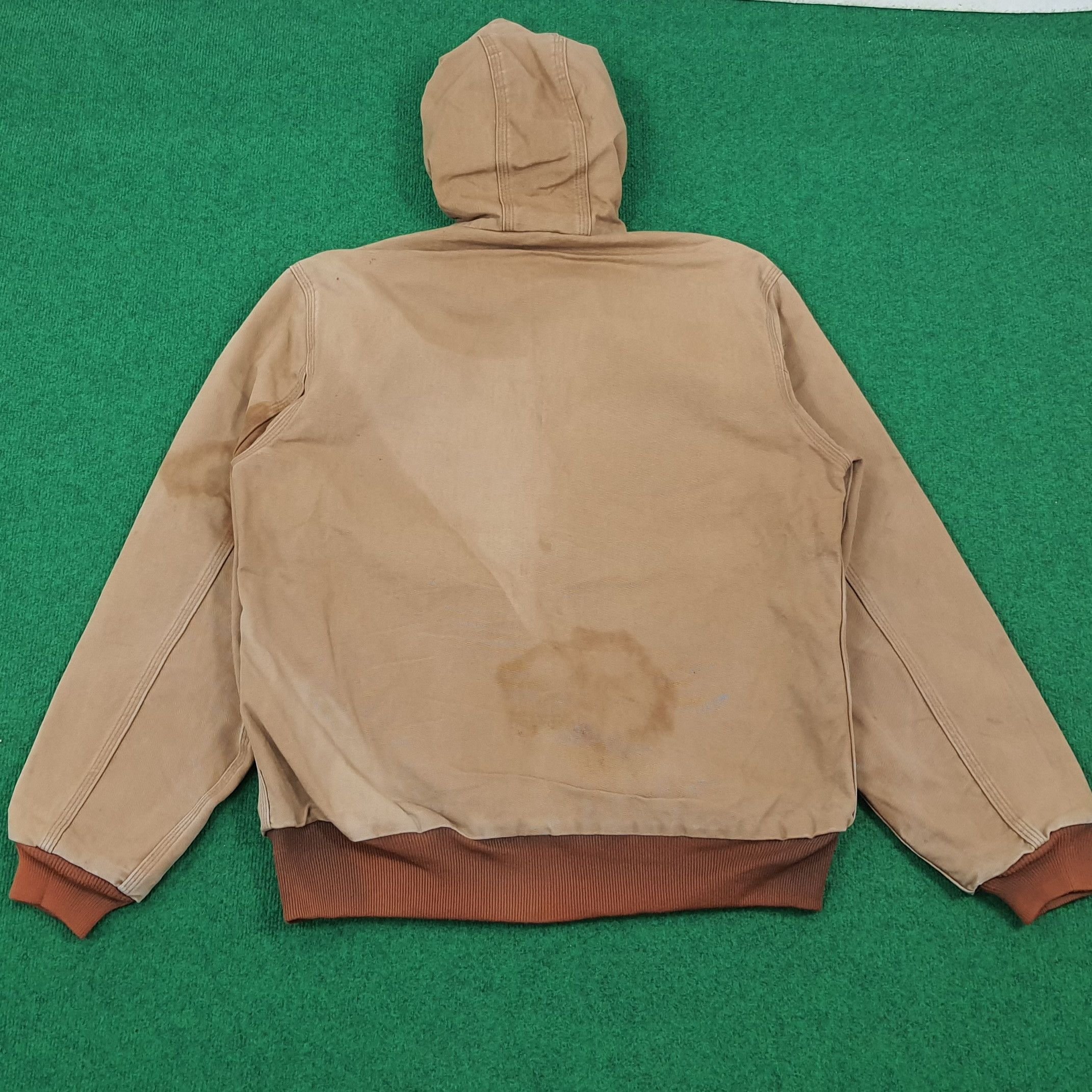 Carhartt × Vintage Vintage Carhartt Detroit Workwear Hoodie Jacket Size US L / EU 52-54 / 3 - 3 Thumbnail