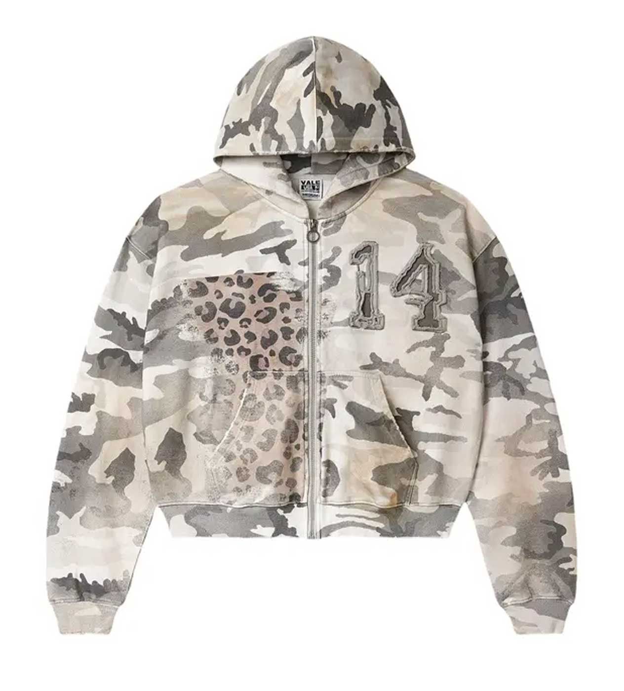 Vale Forever Winter Camo Zip Up Off White Size US XL / EU 56 / 4 - 1 Thumbnail