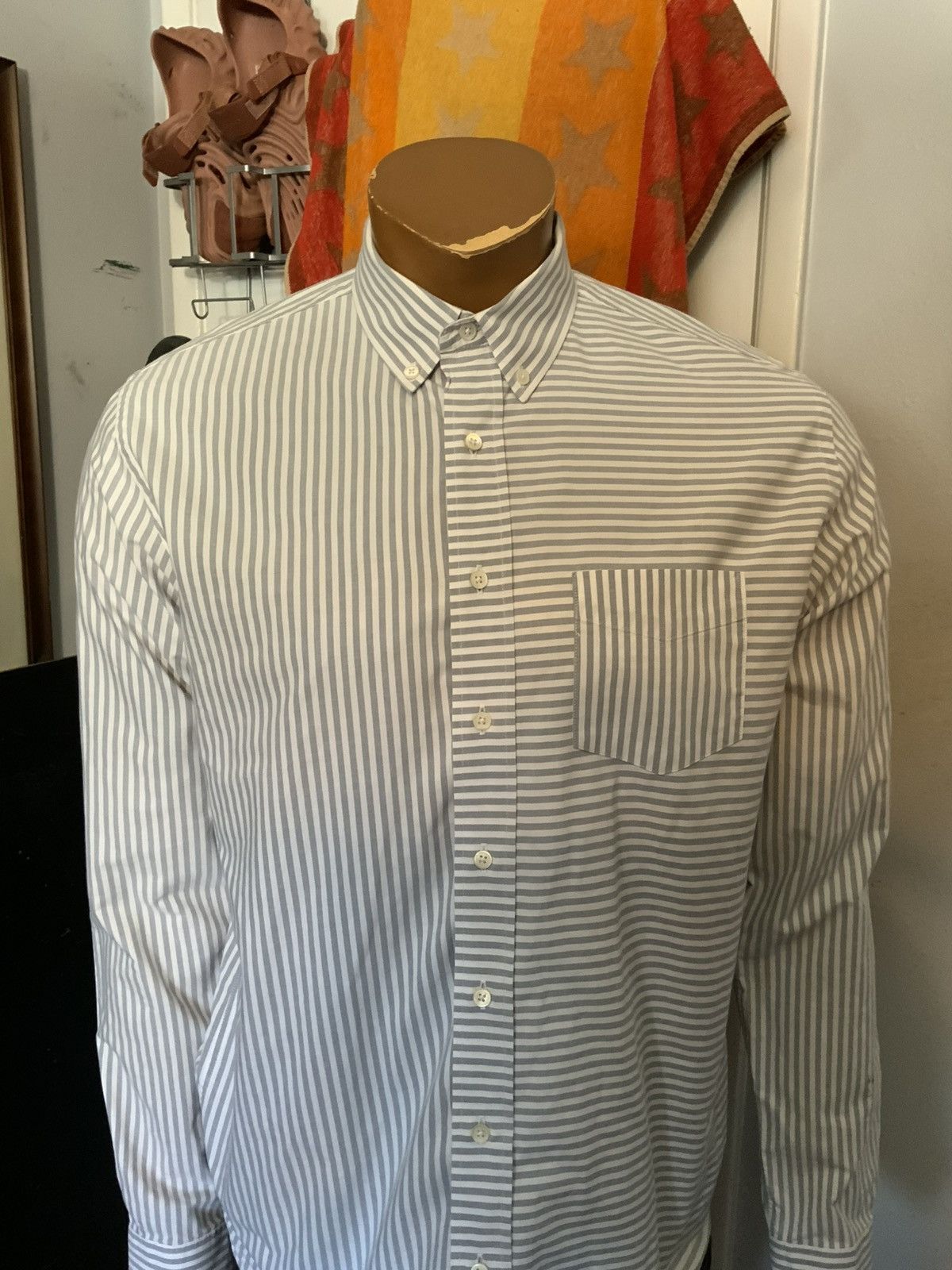 Schnaydermans Schnayderman’s Schnayderman’s Shirt Pencil Stripe L/S Shirt Size US S / EU 44-46 / 1 - 11 Thumbnail
